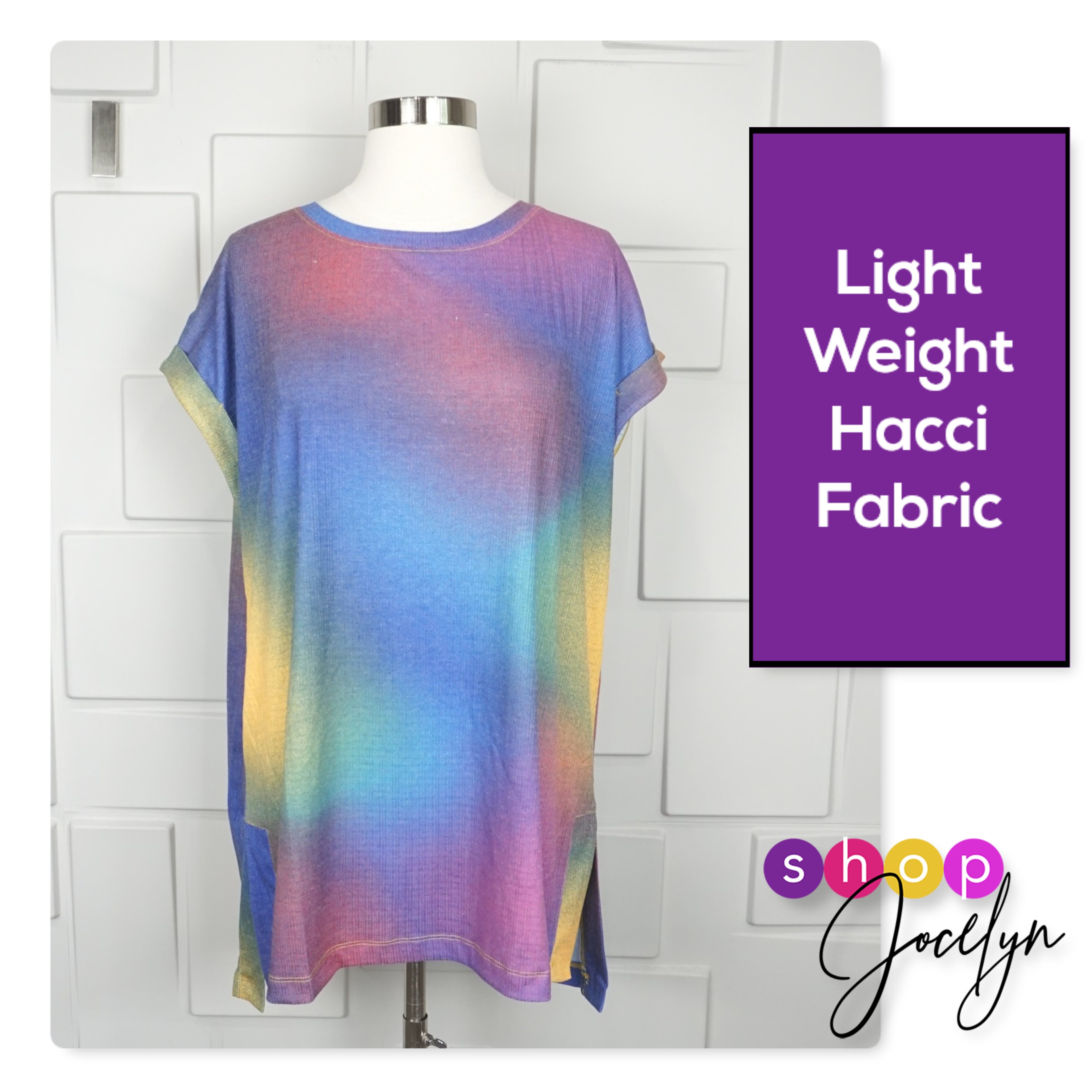 Leah Drop Shoulder Cuff Tunic