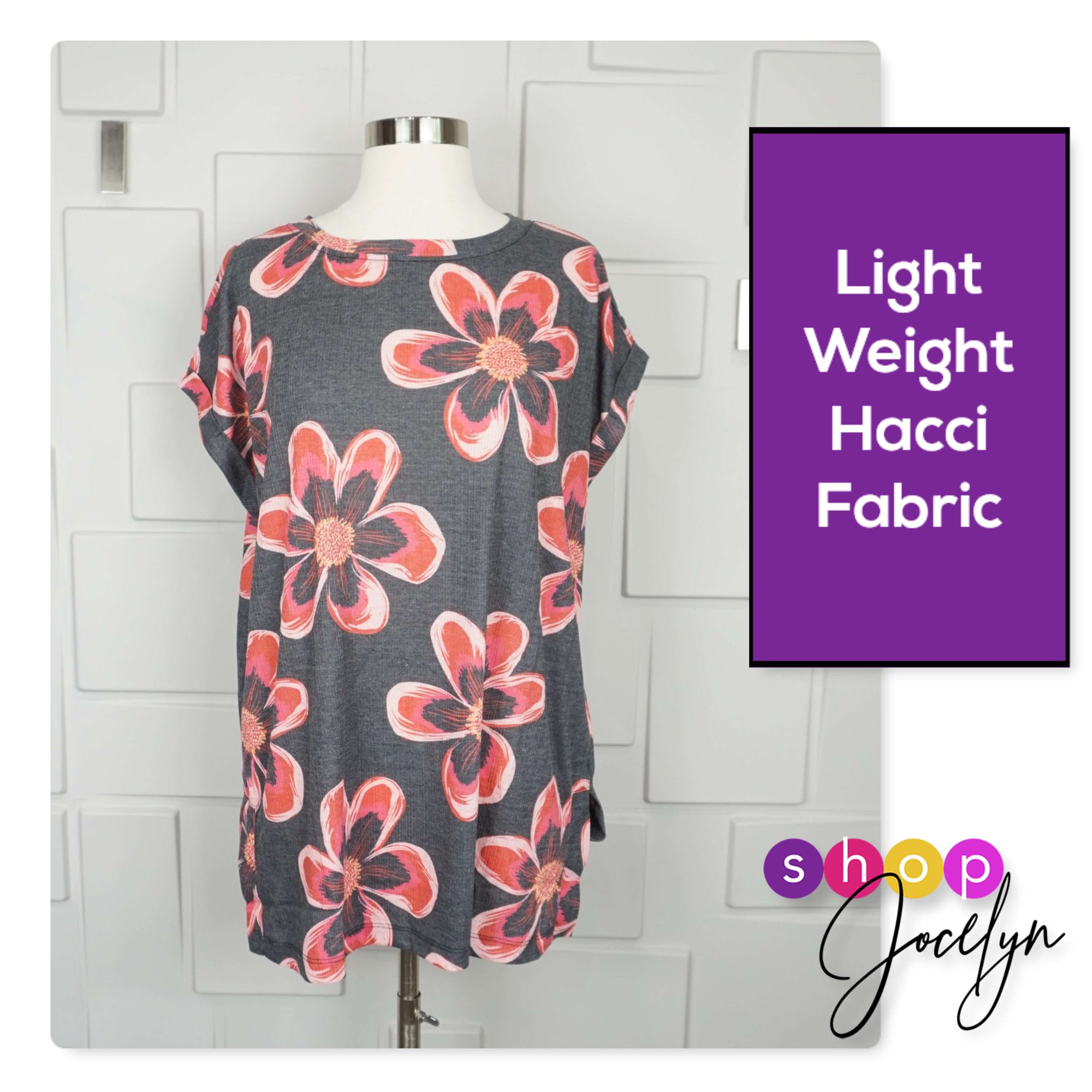 Leah Drop Shoulder Cuff Tunic