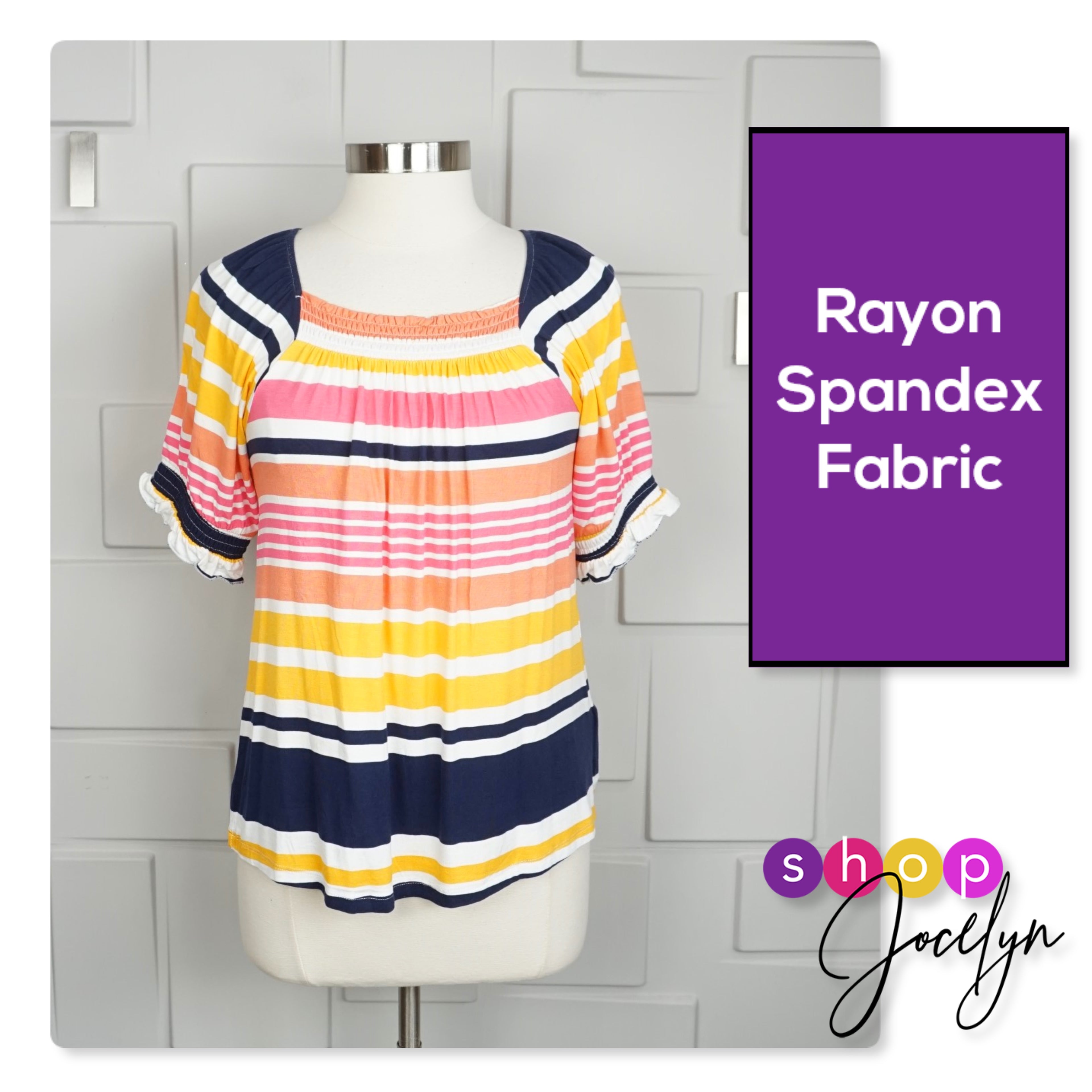 Lily Square Neck Peasant Top