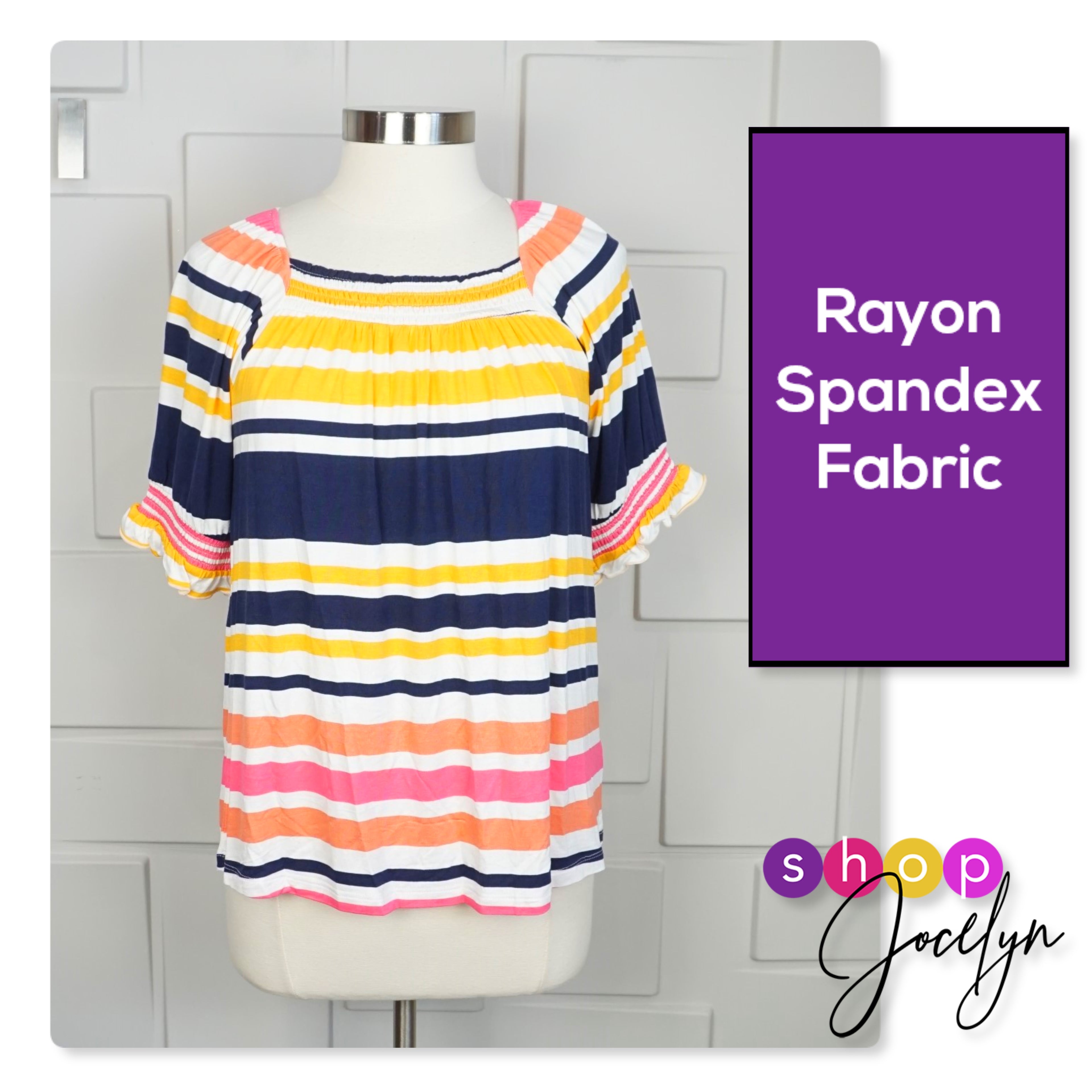 Lily Square Neck Peasant Top
