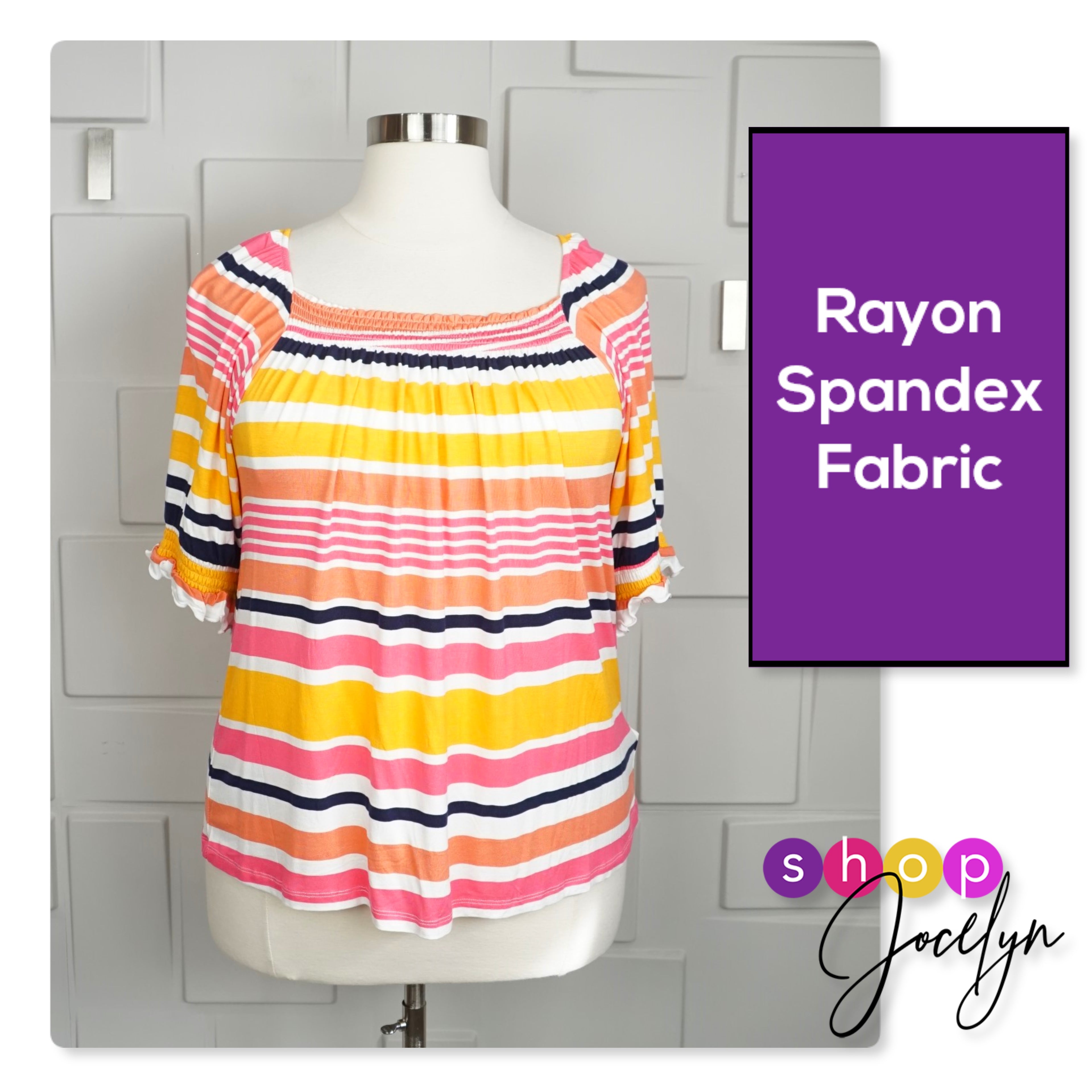 Lily Square Neck Peasant Top