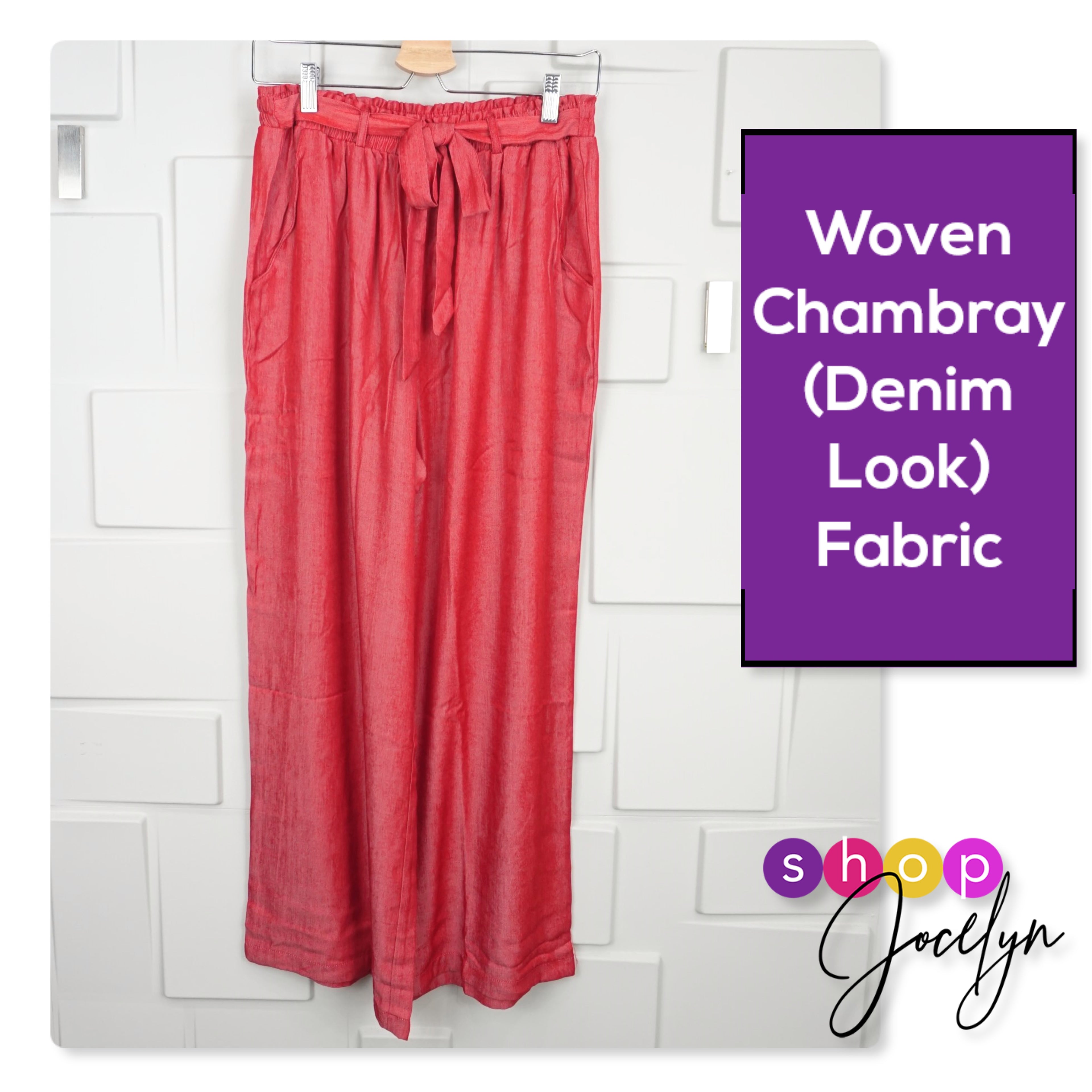 Dianne Paper Bag Wide Leg Pant