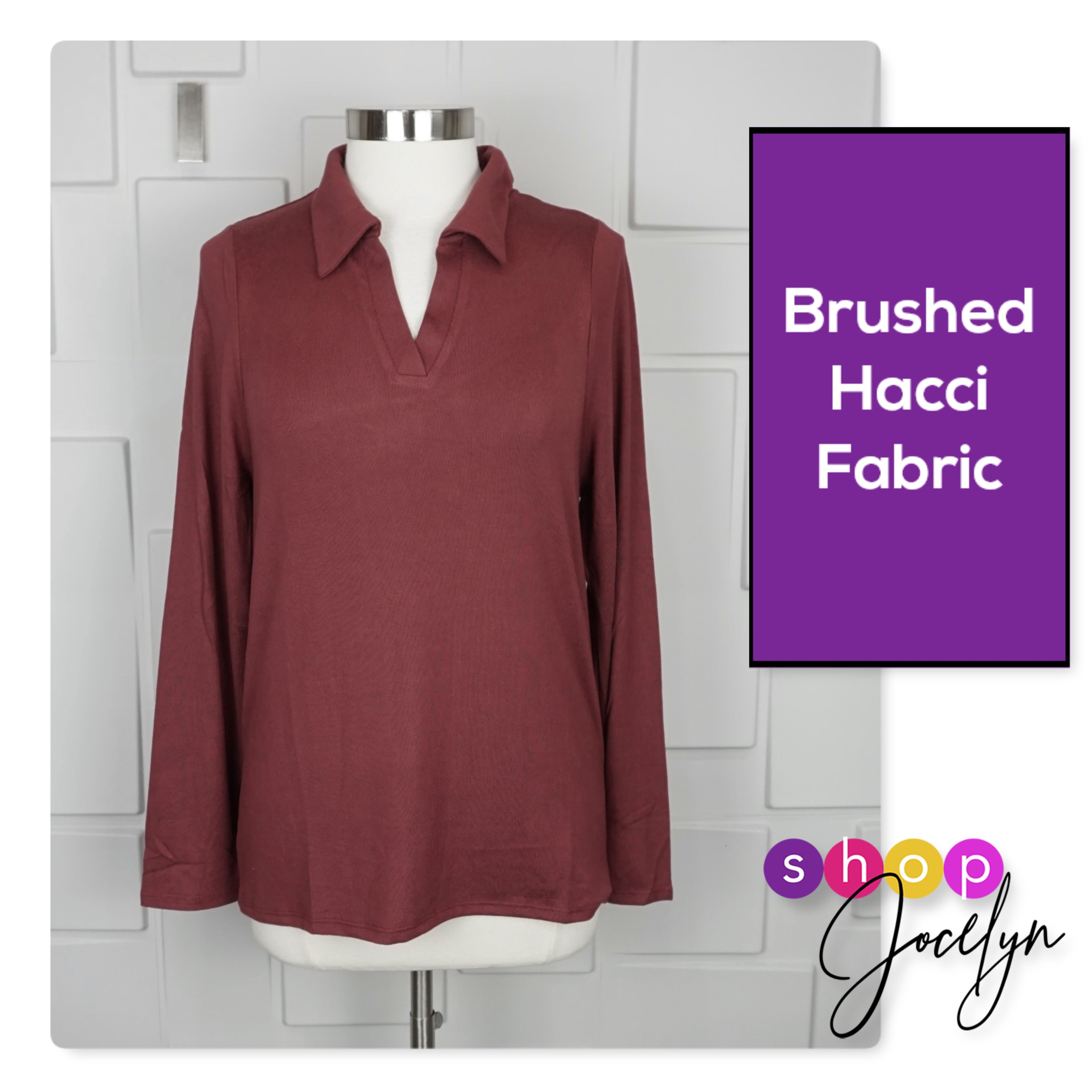Courtney Long Sleeve Polo Top