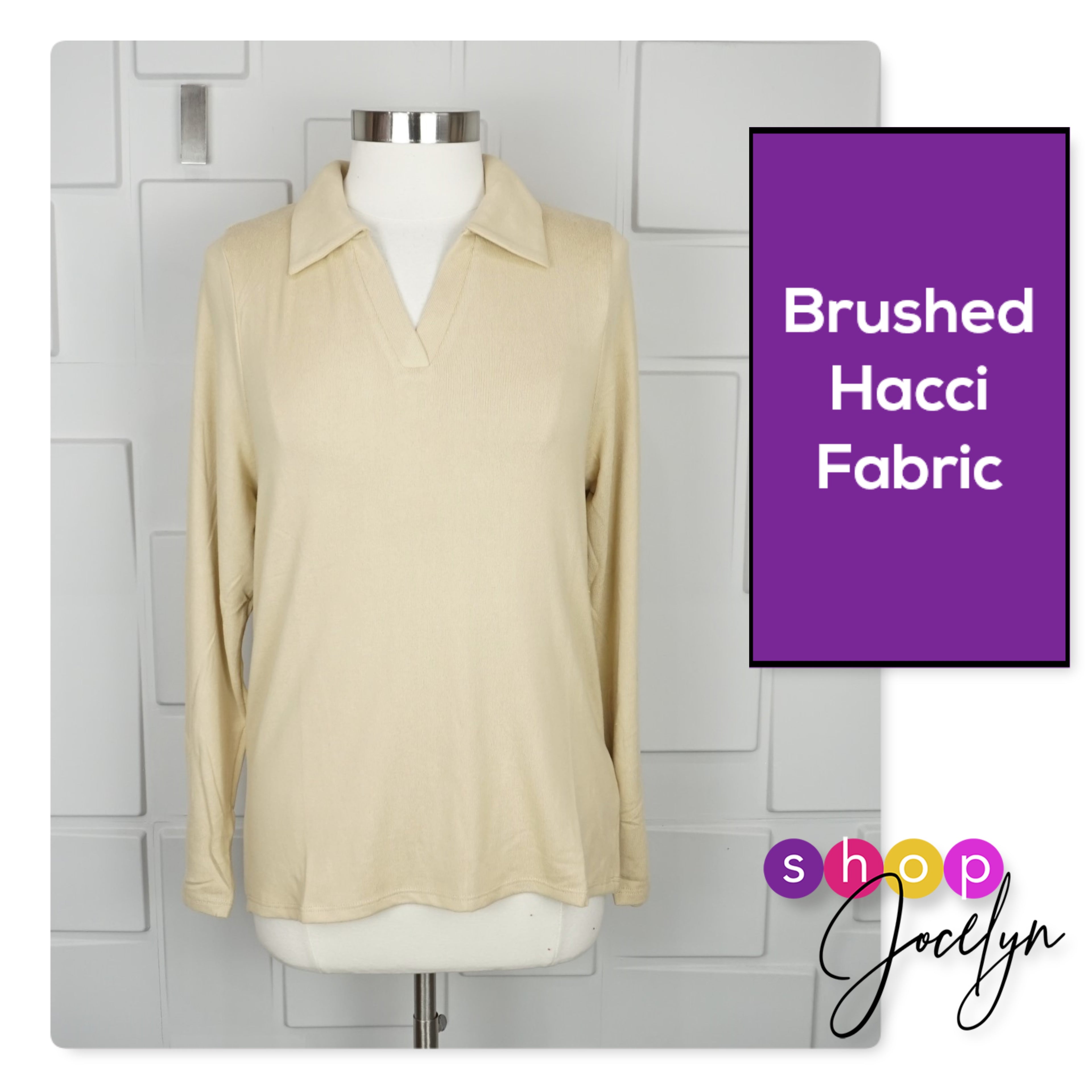 Courtney Long Sleeve Polo Top