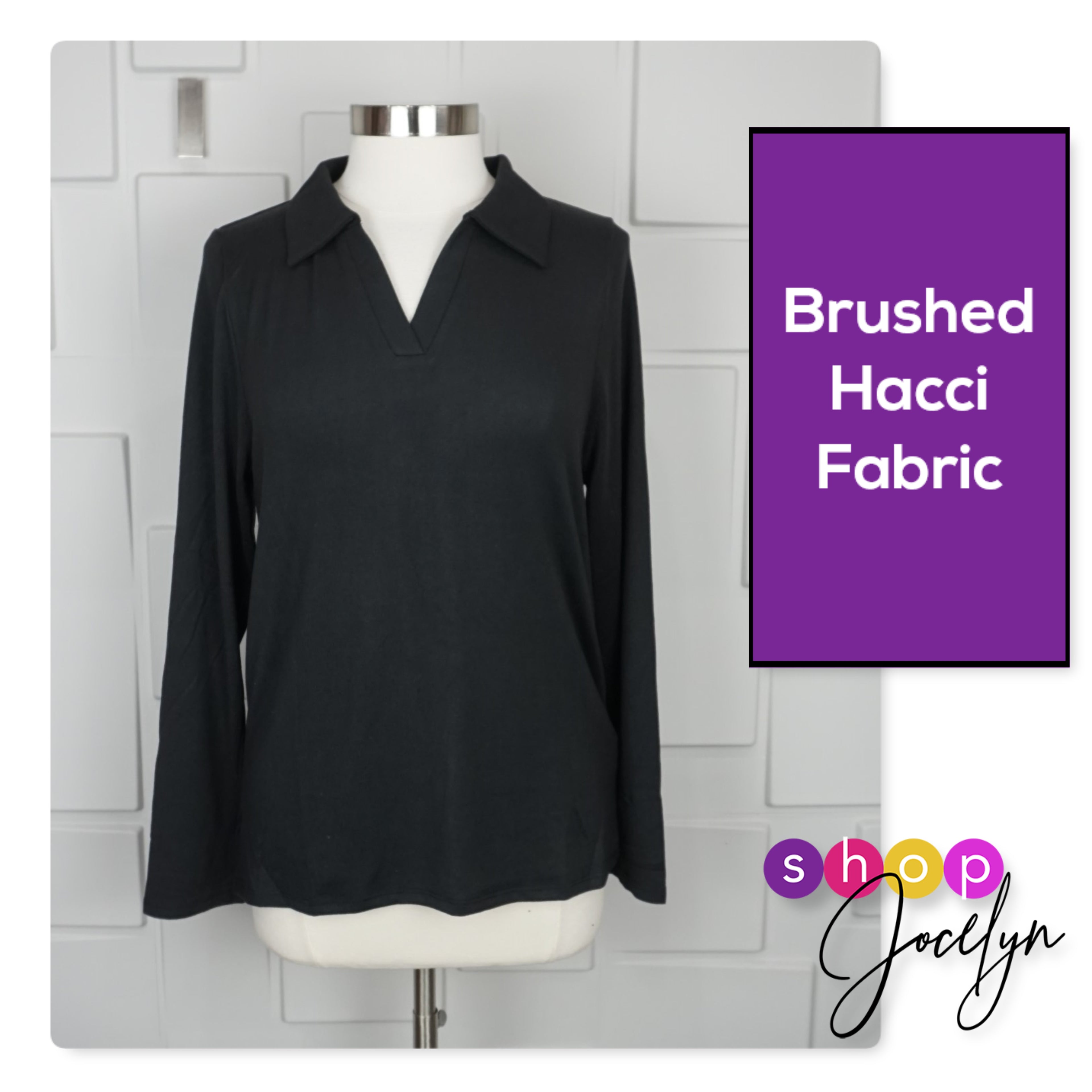 Courtney Long Sleeve Polo Top