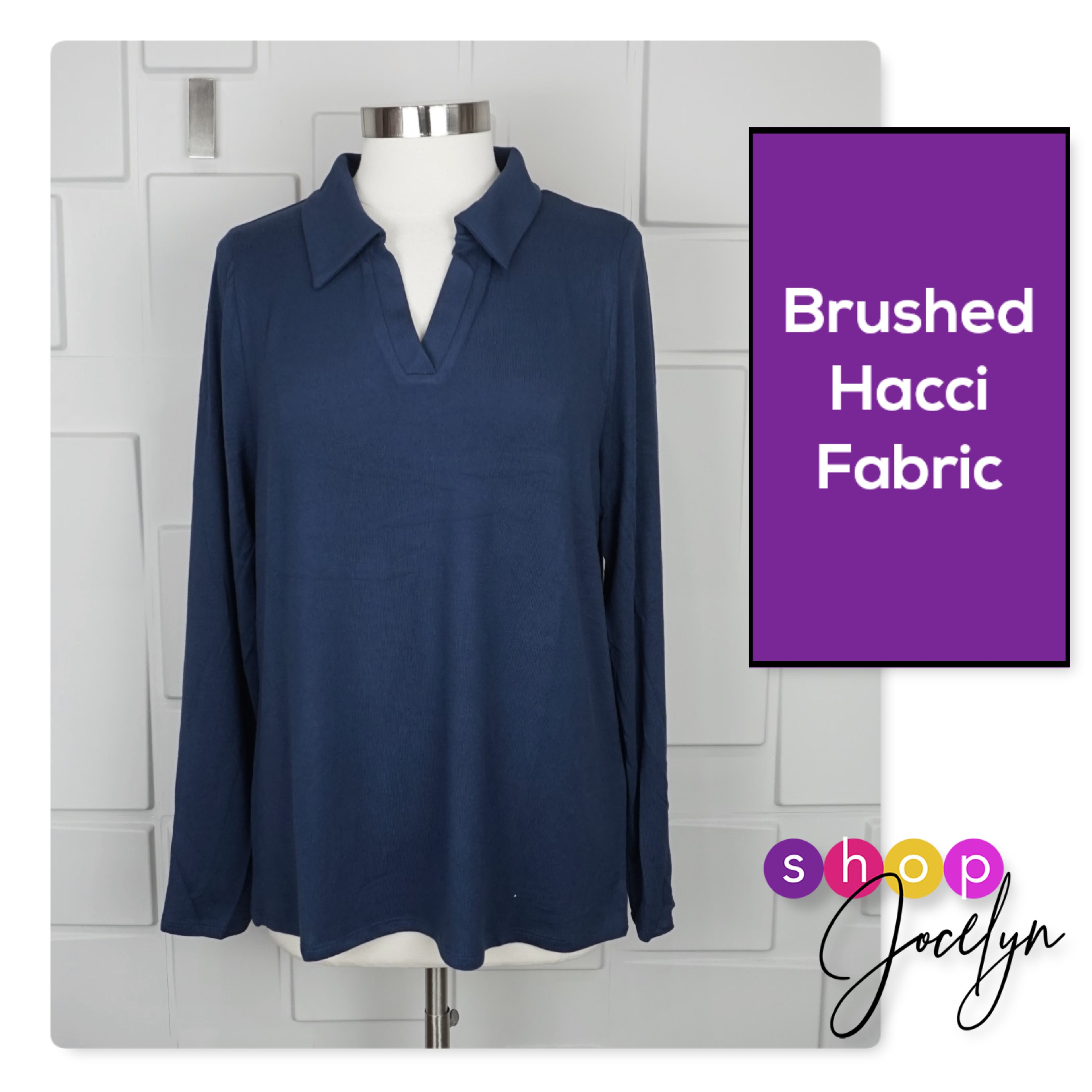 Courtney Long Sleeve Polo Top