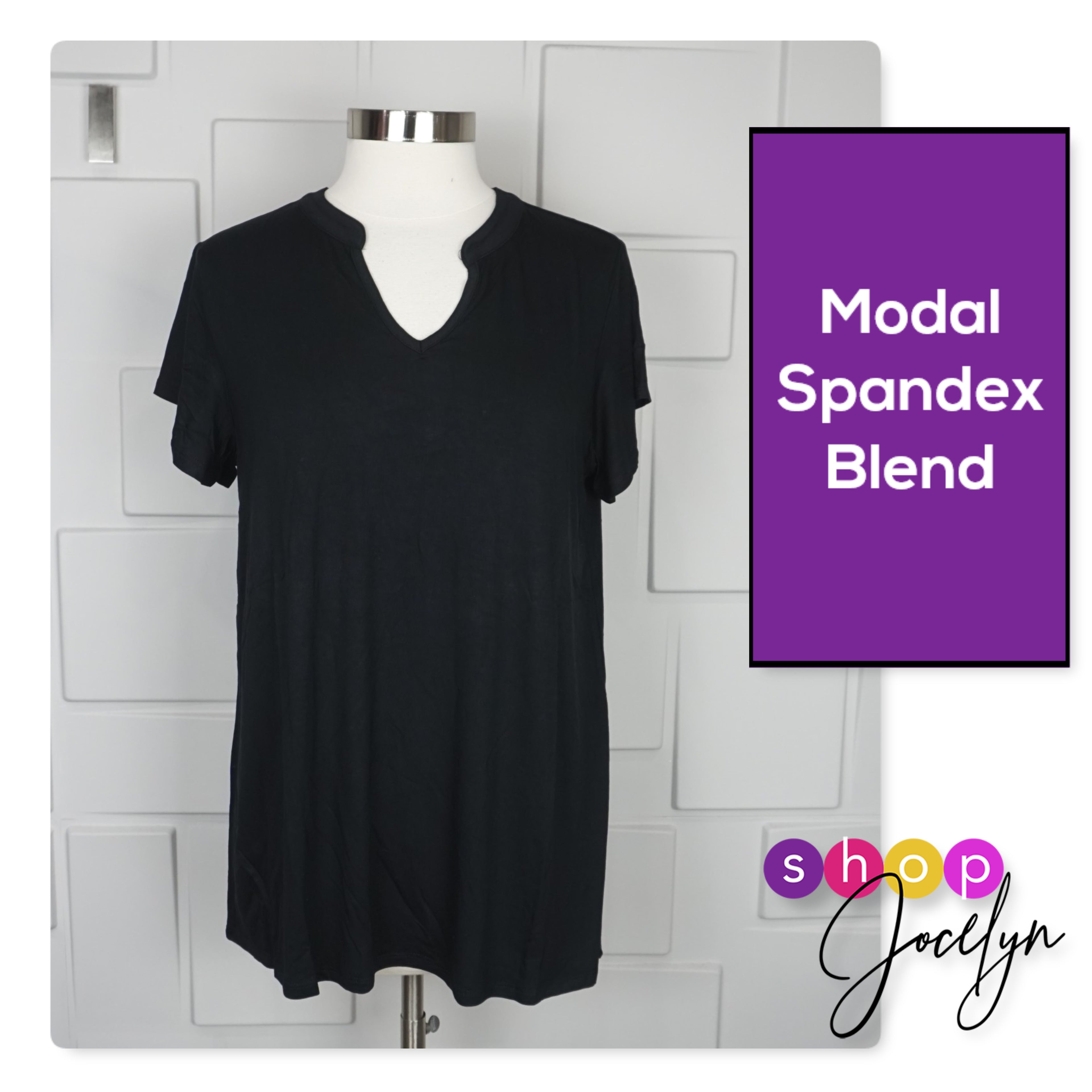 Layla Mandarin Split Collar Top