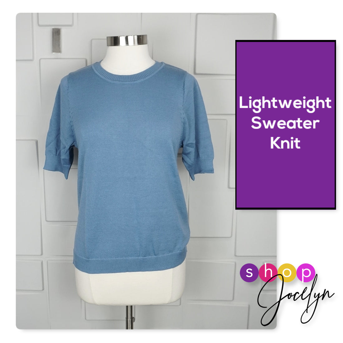 Jacee Short Sleeve Sweater Top