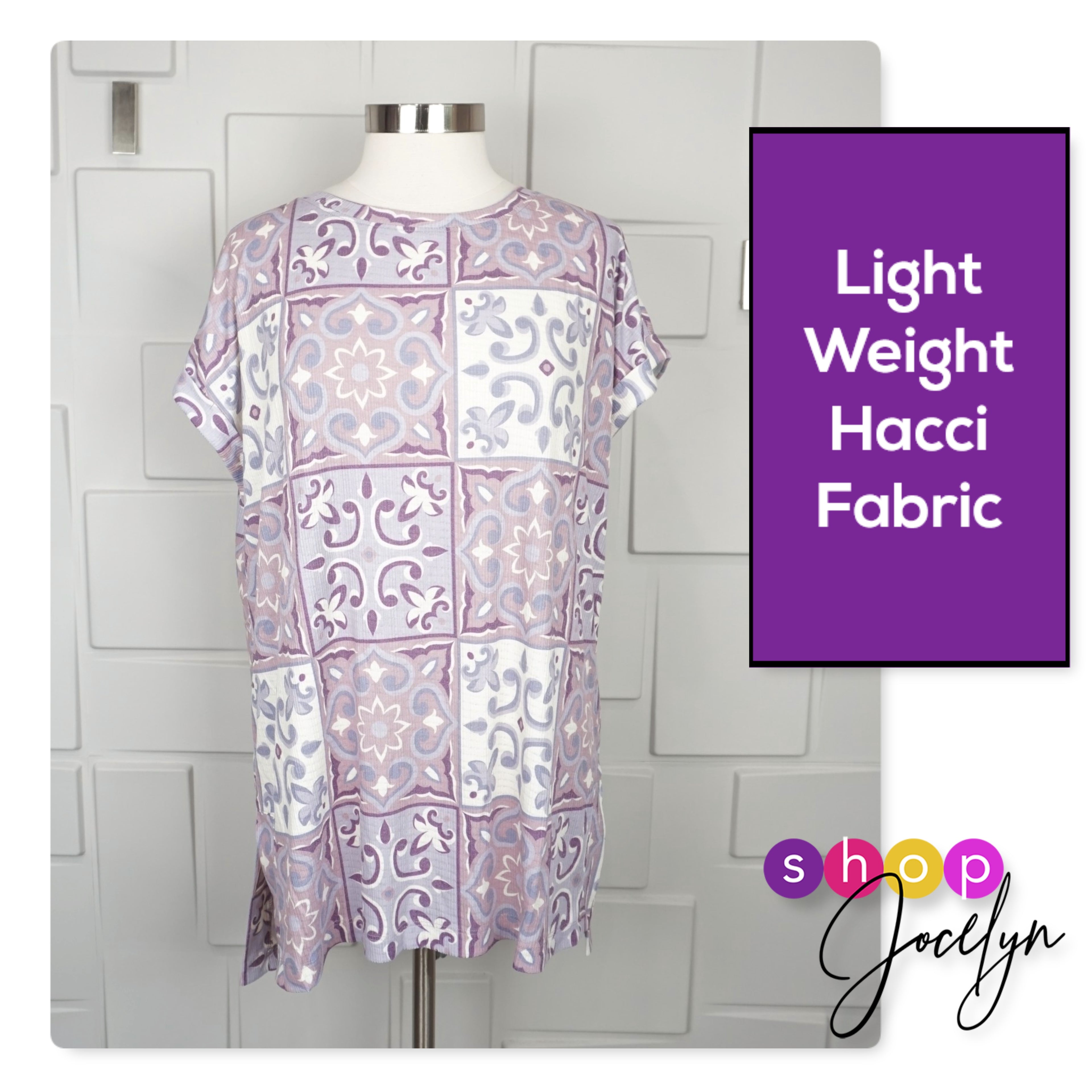 Leah Drop Shoulder Cuff Tunic
