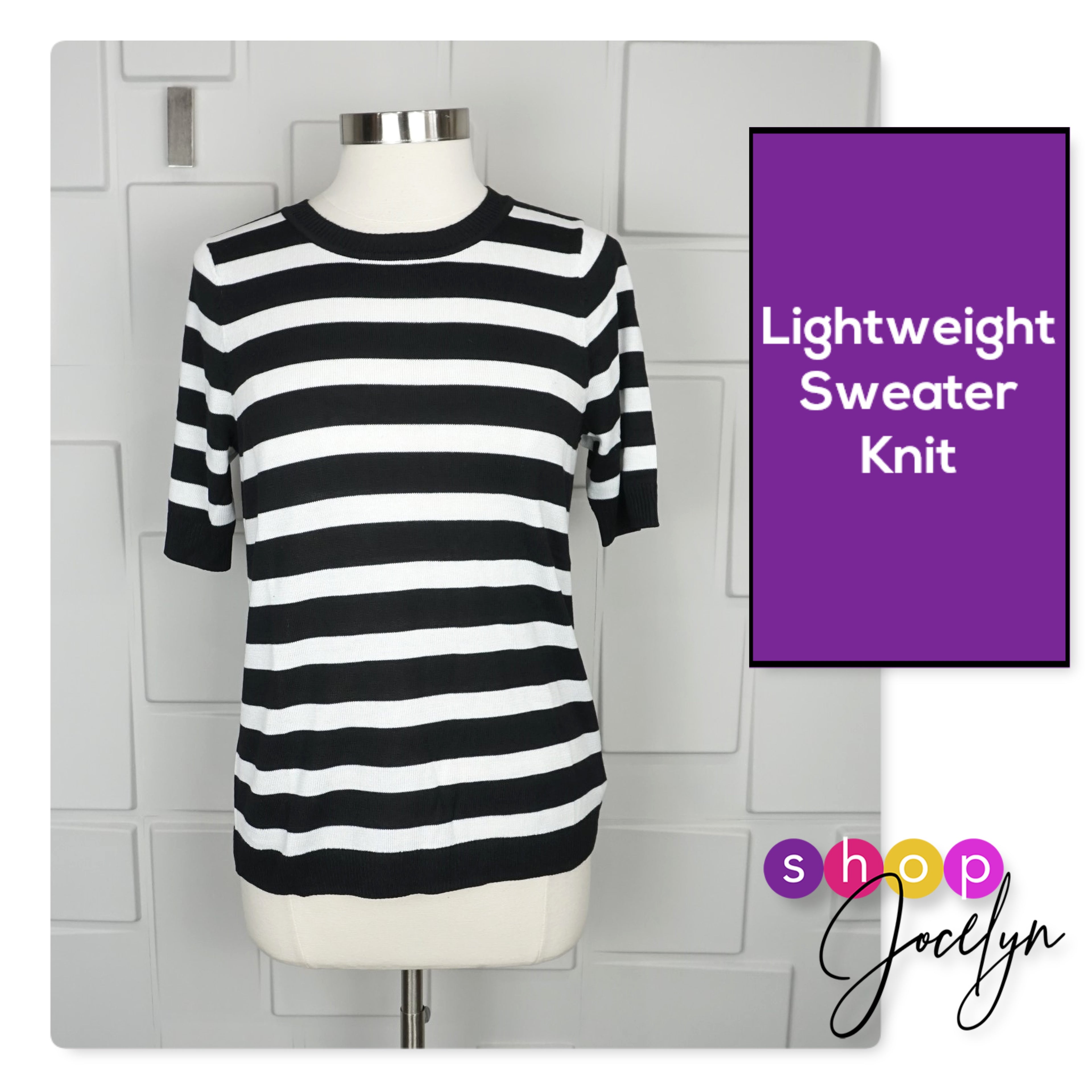 Jacee Short Sleeve Sweater Top