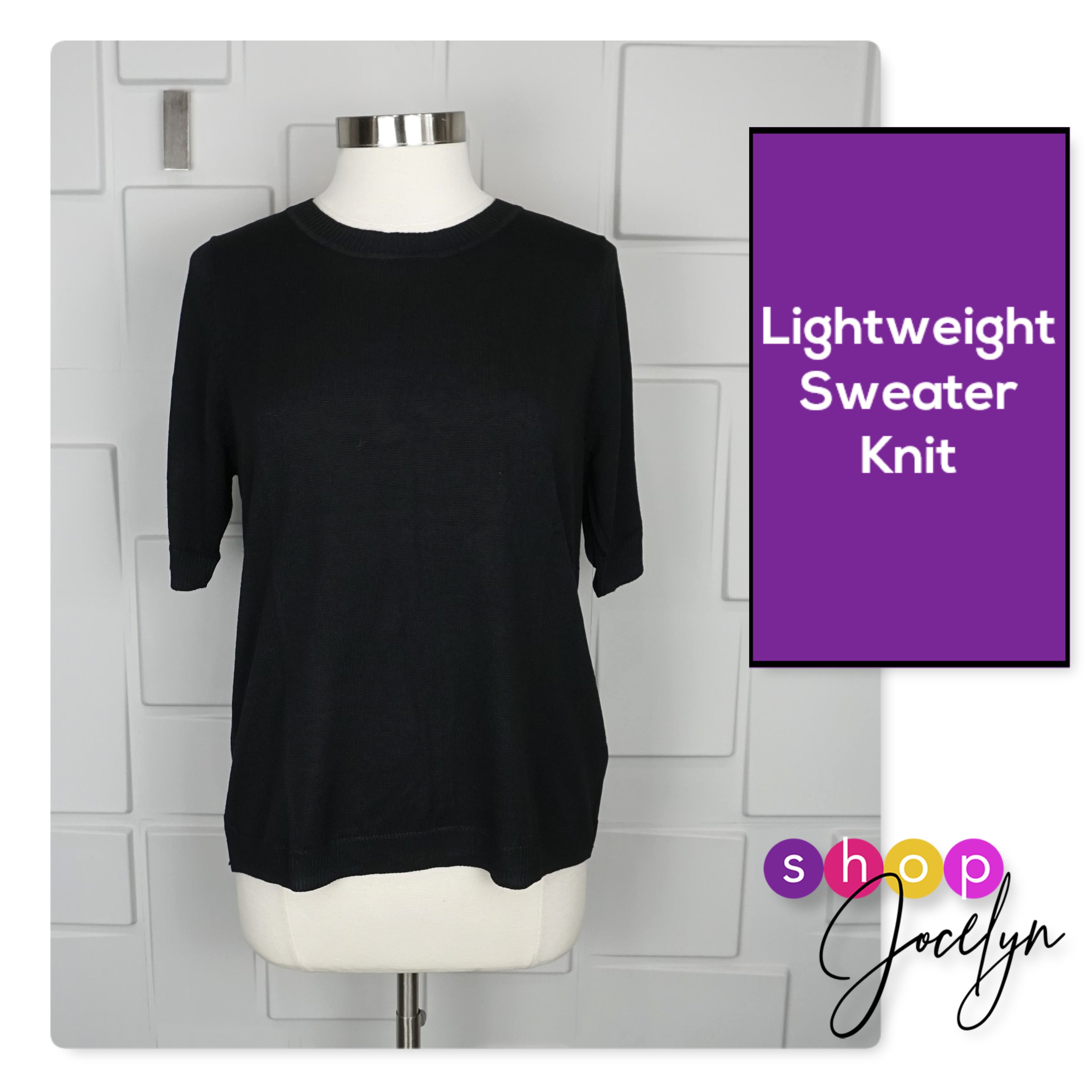 Jacee Short Sleeve Sweater Top
