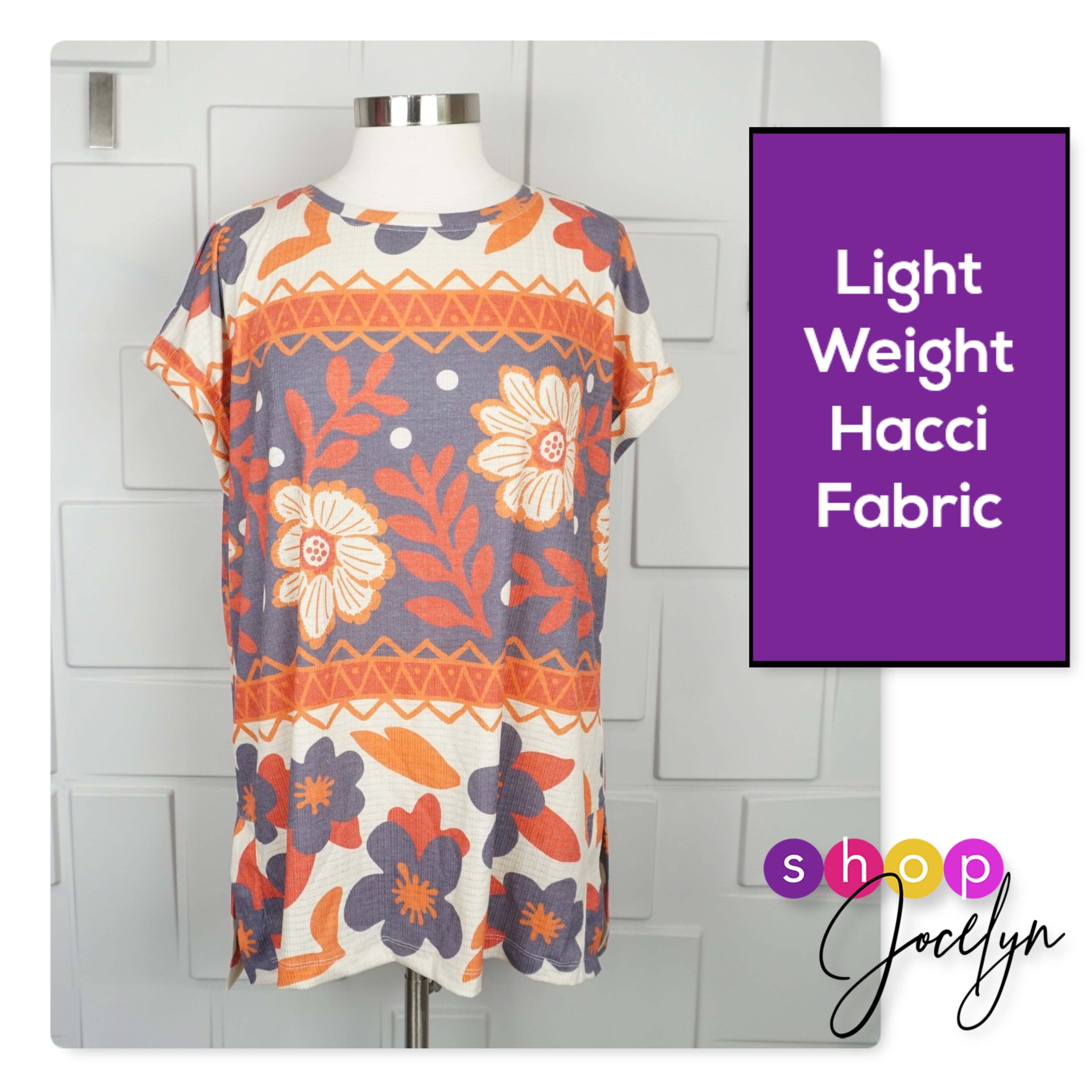 Leah Drop Shoulder Cuff Tunic