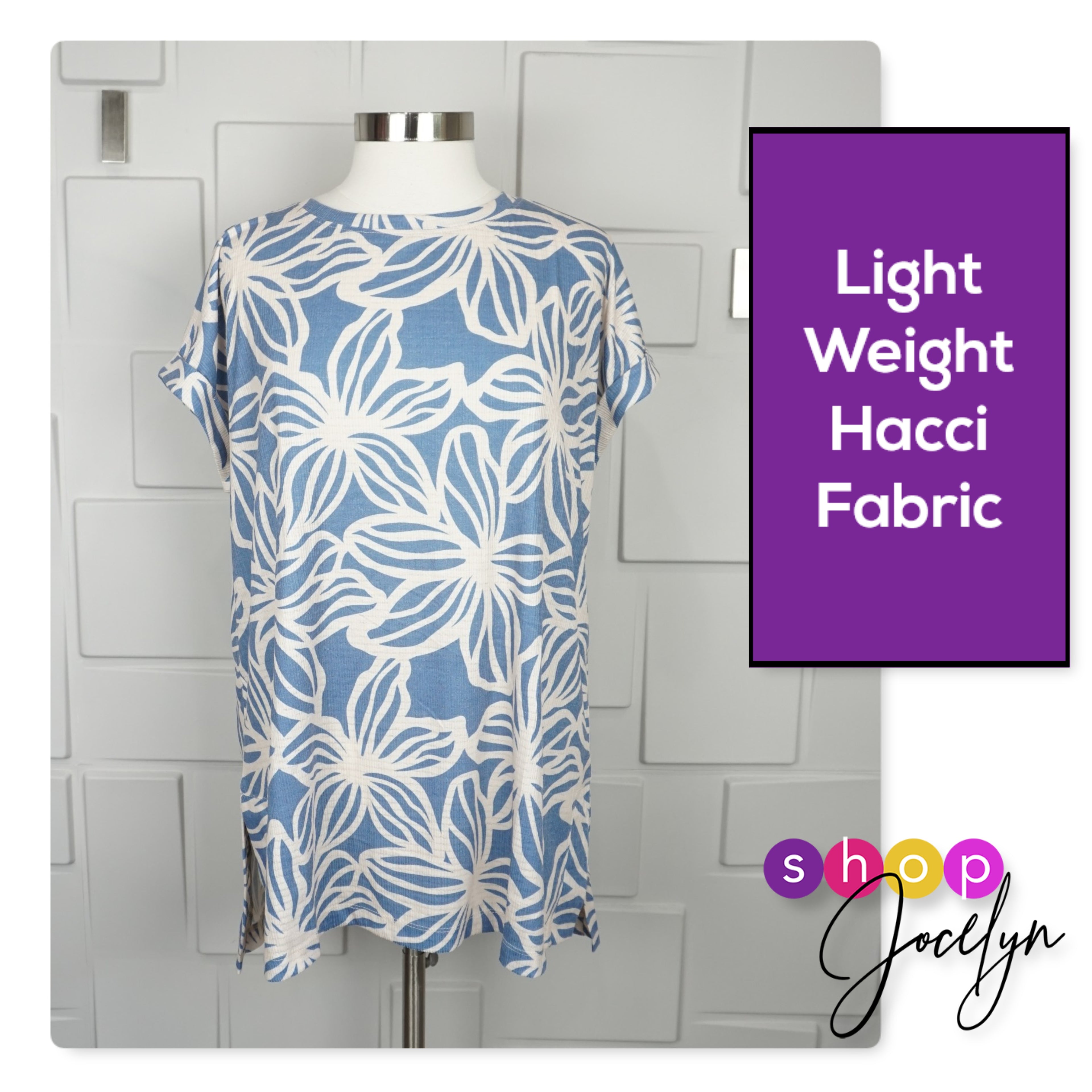Leah Drop Shoulder Cuff Tunic