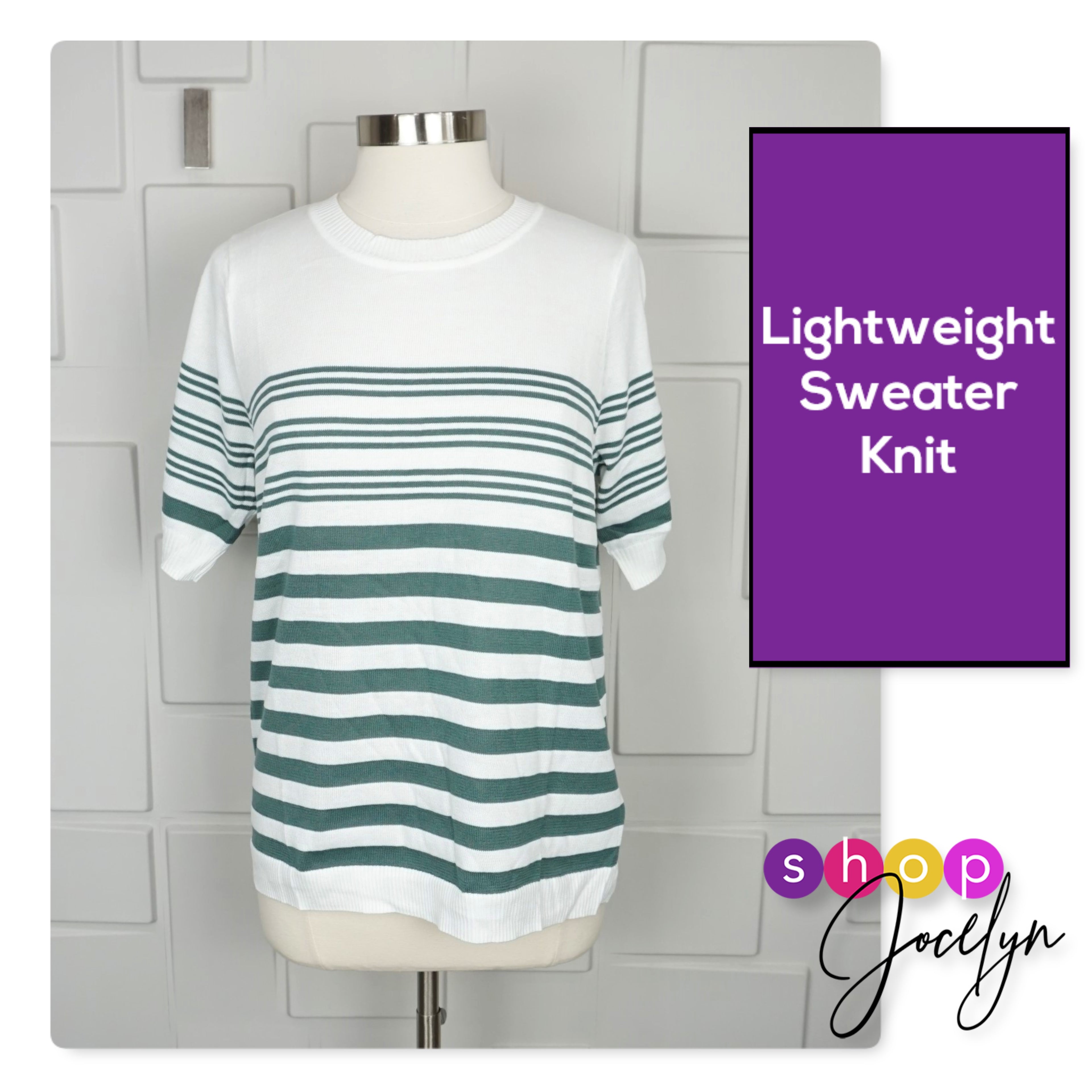 Jacee Short Sleeve Sweater Top