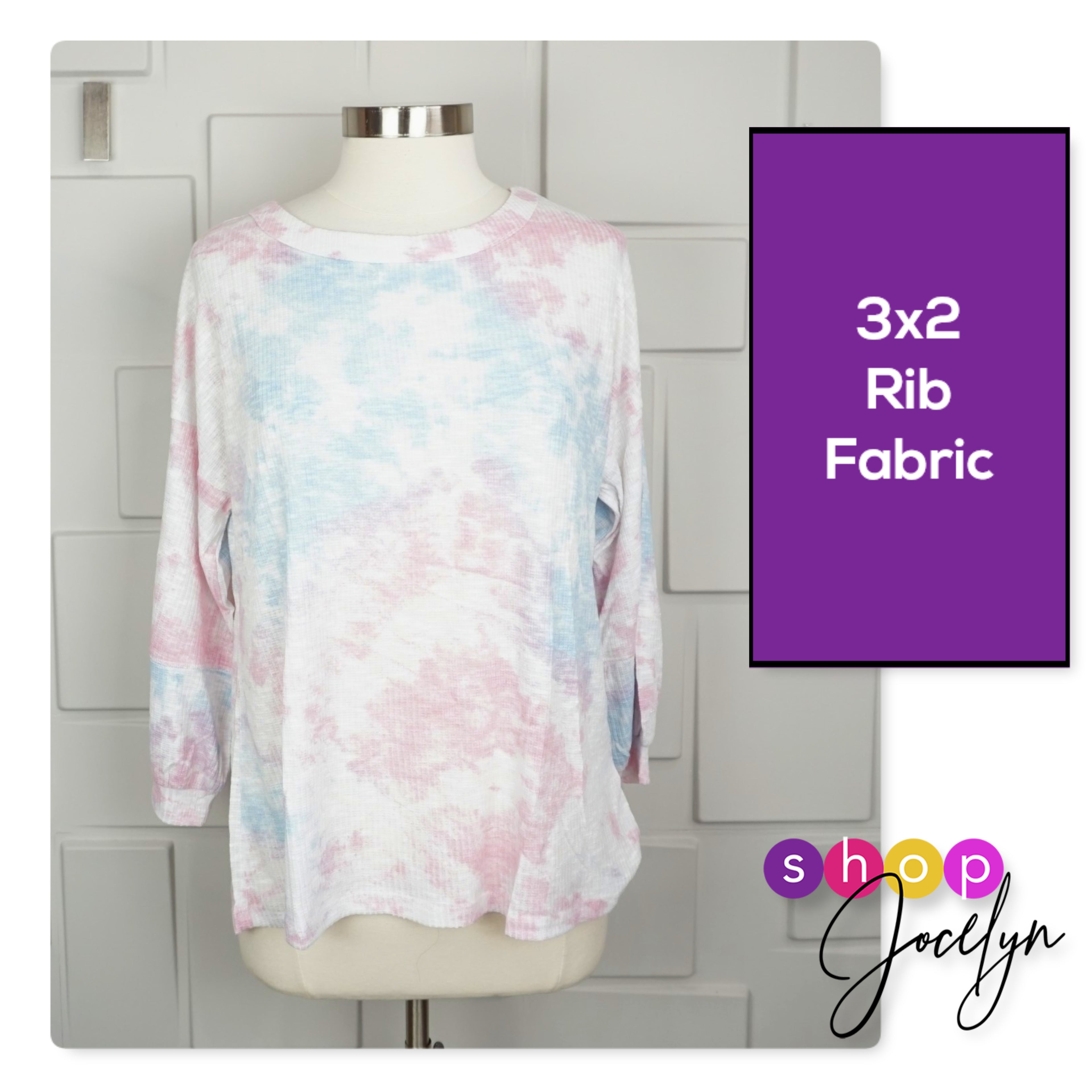 Carla 3/4 Seamed Top