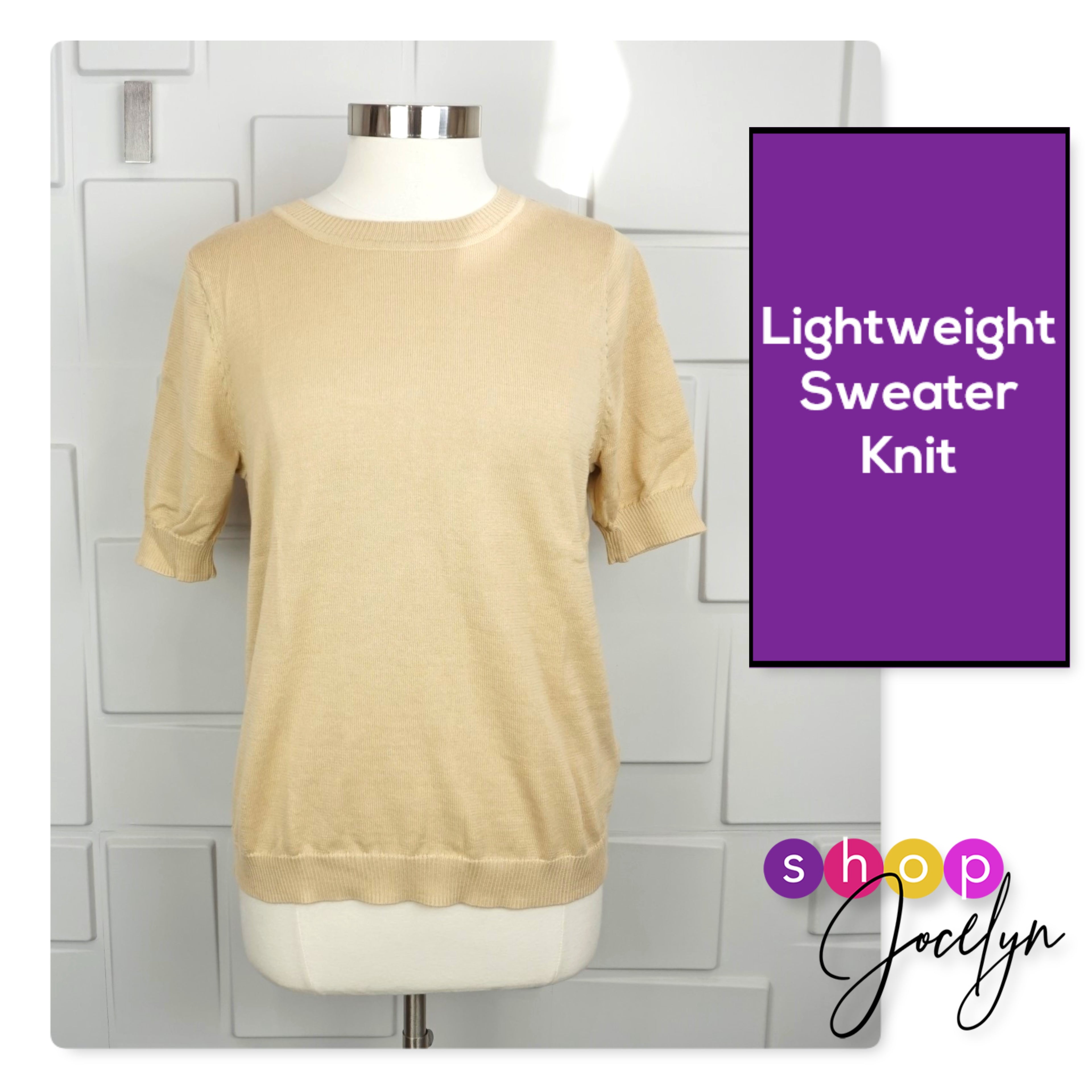 Jacee Short Sleeve Sweater Top