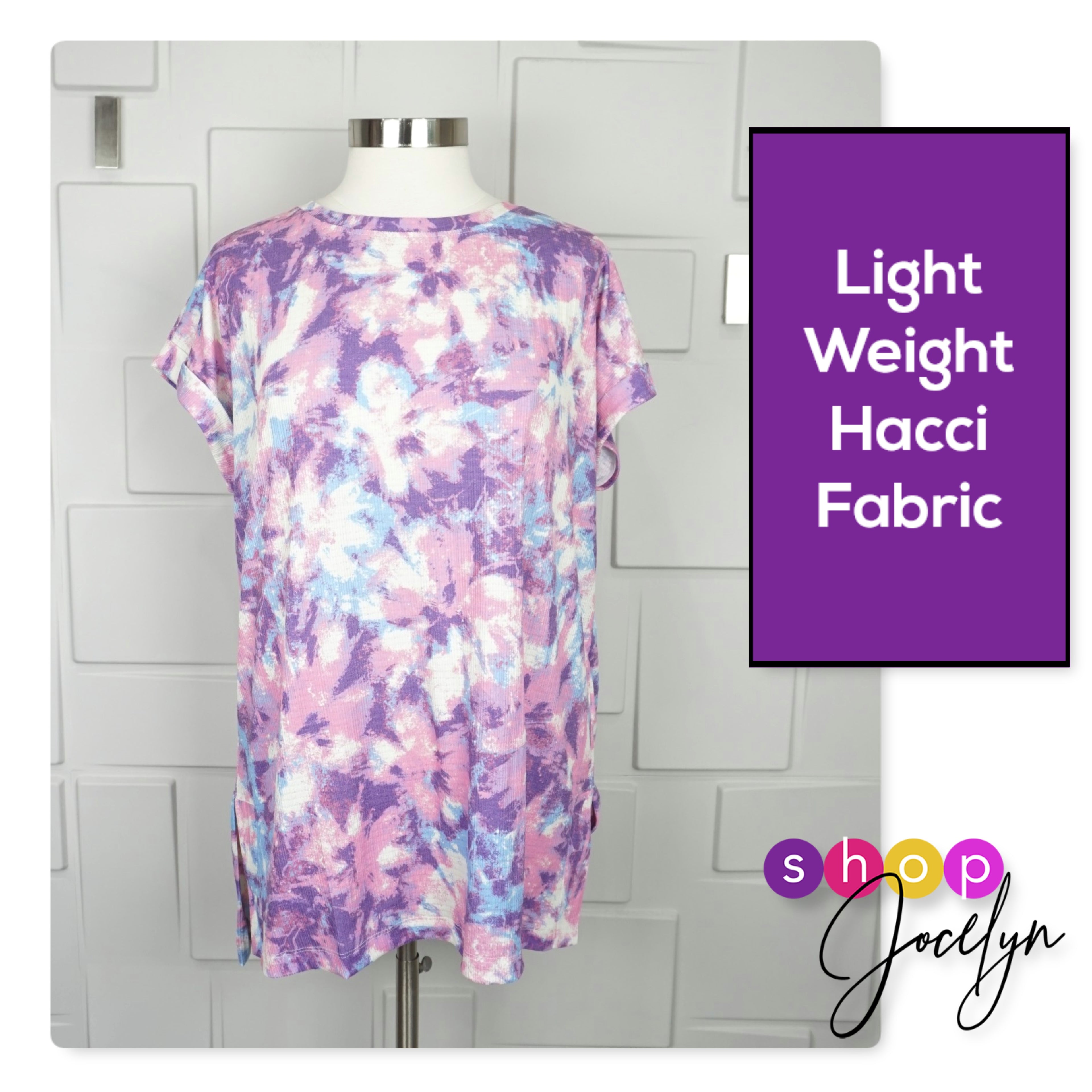 Leah Drop Shoulder Cuff Tunic