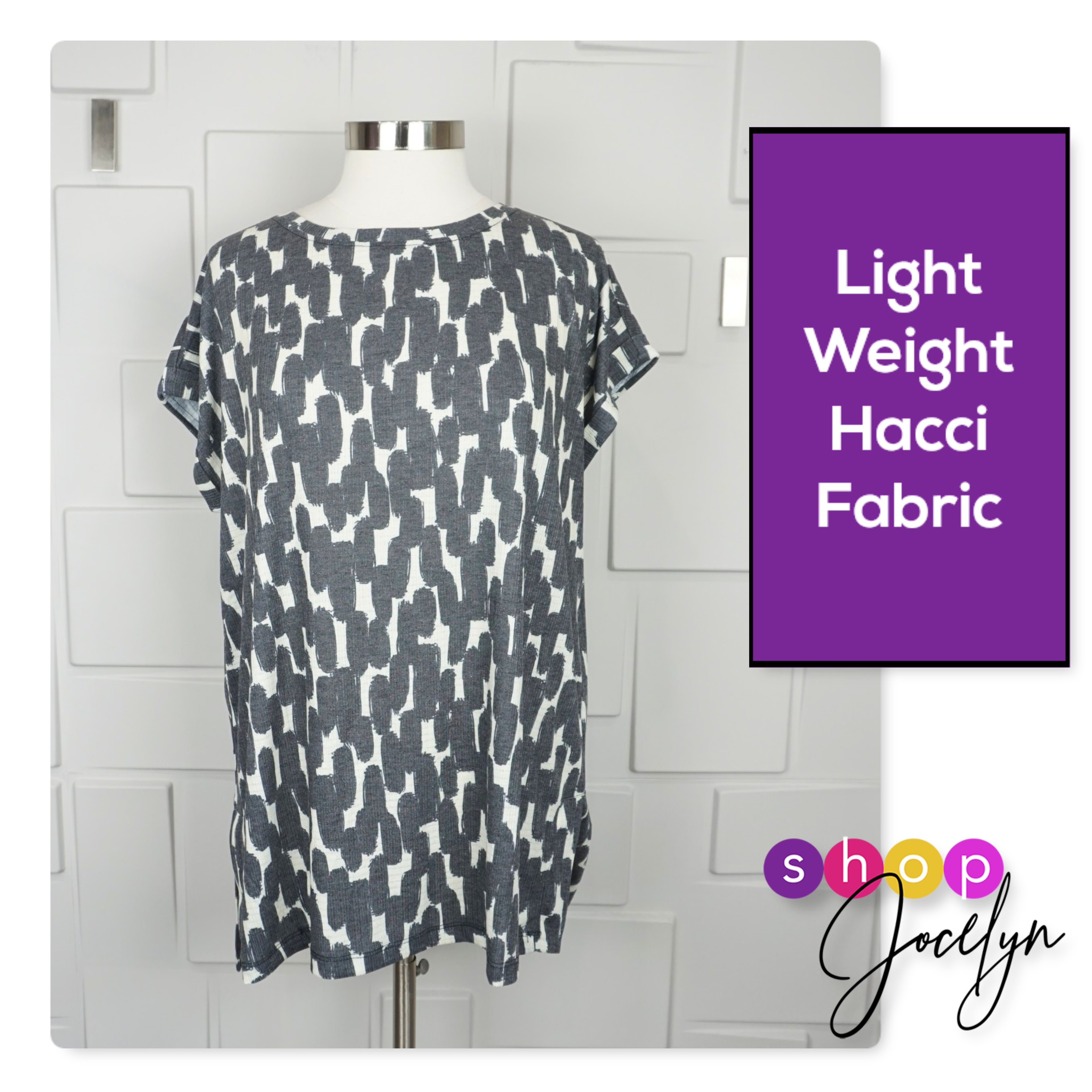 Leah Drop Shoulder Cuff Tunic
