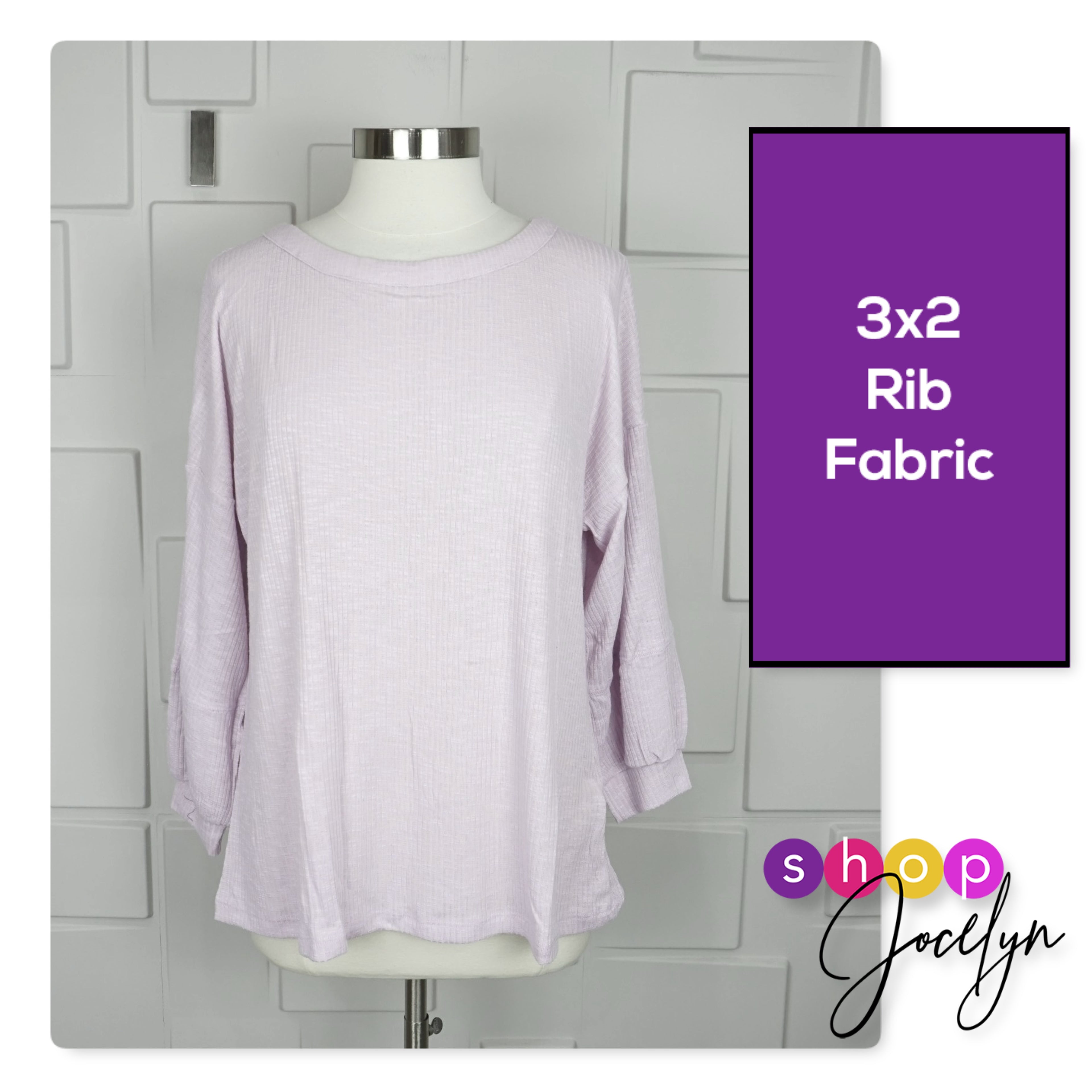 Carla 3/4 Seamed Top
