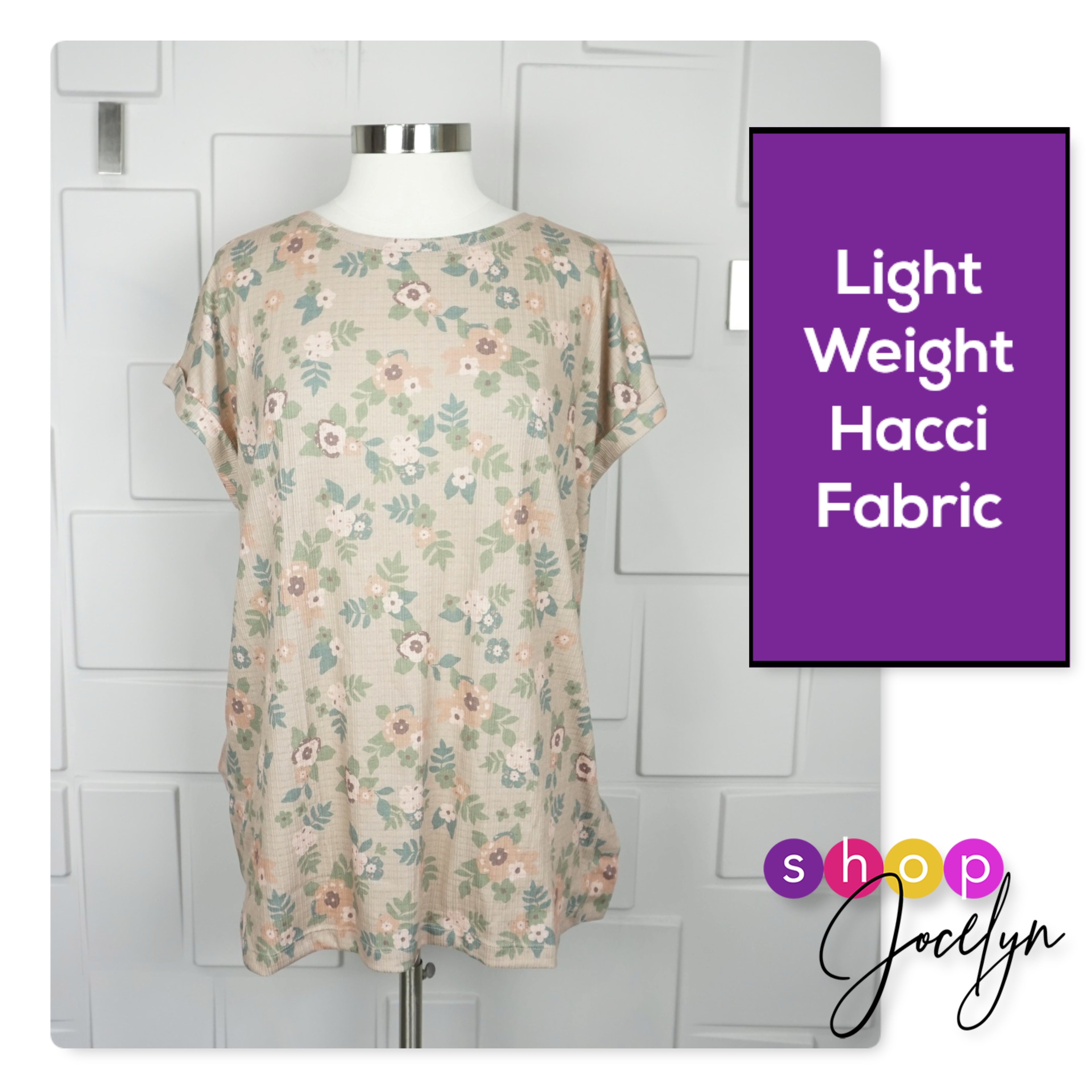 Leah Drop Shoulder Cuff Tunic