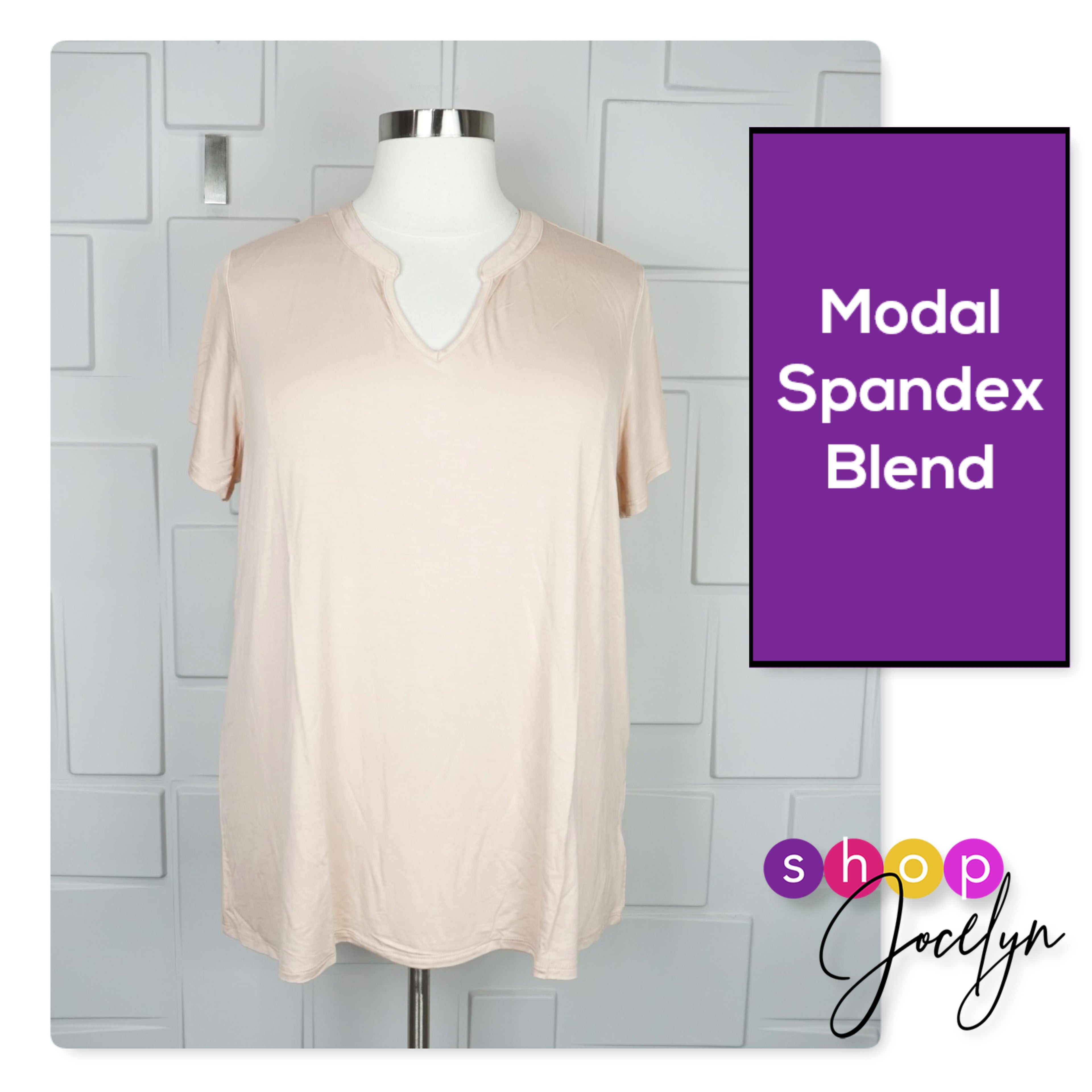 Layla Mandarin Split Collar Top
