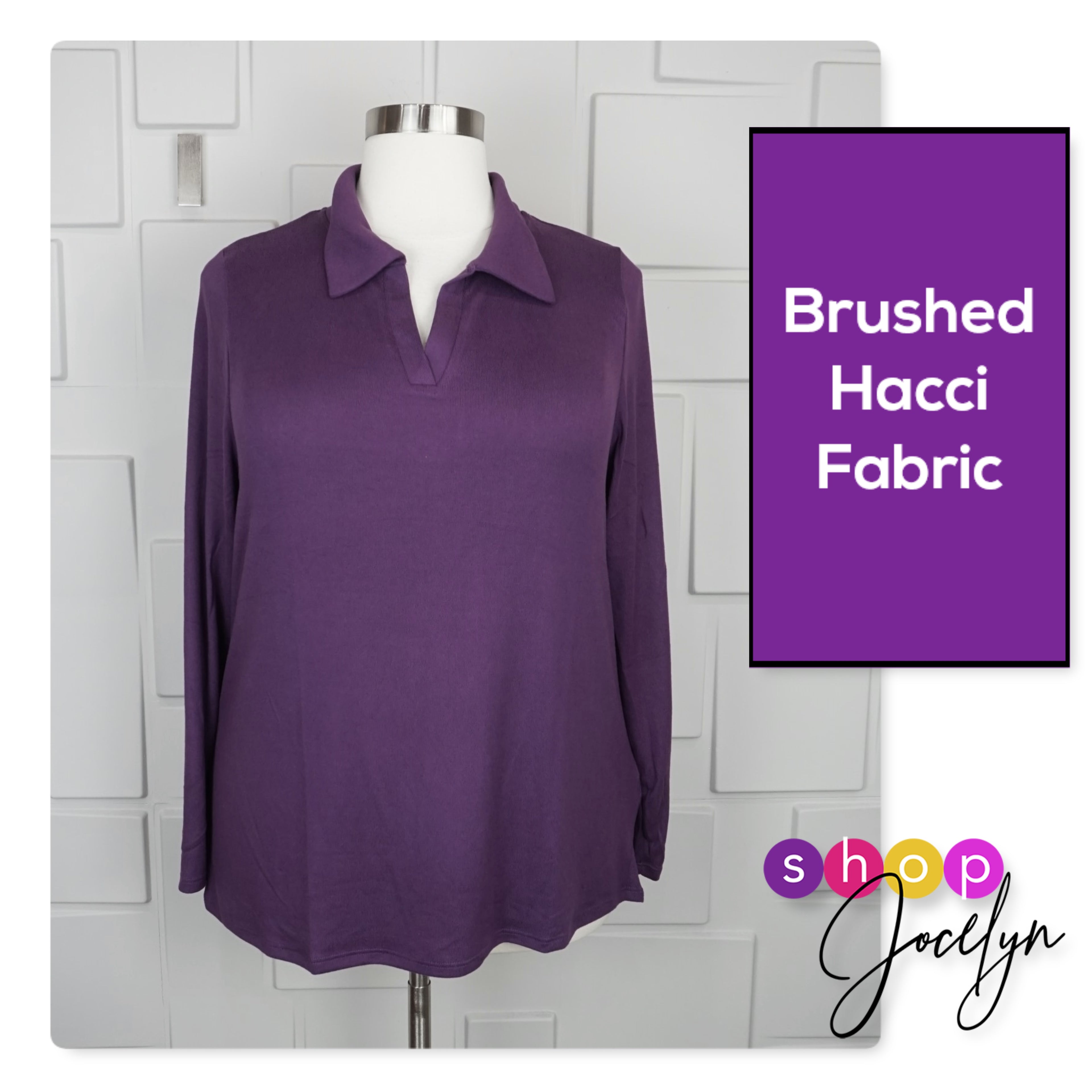 Courtney Long Sleeve Polo Top