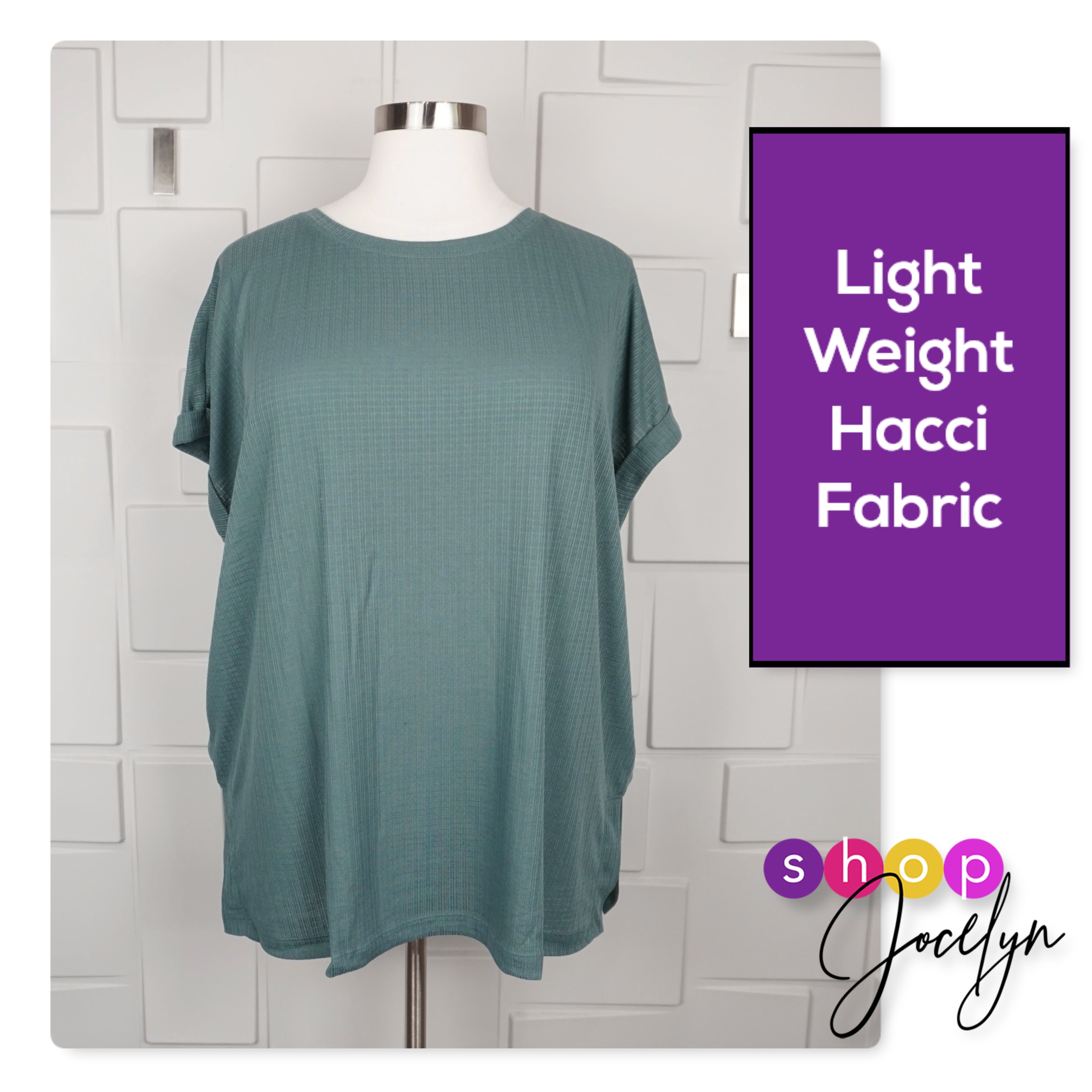 Leah Drop Shoulder Cuff Tunic