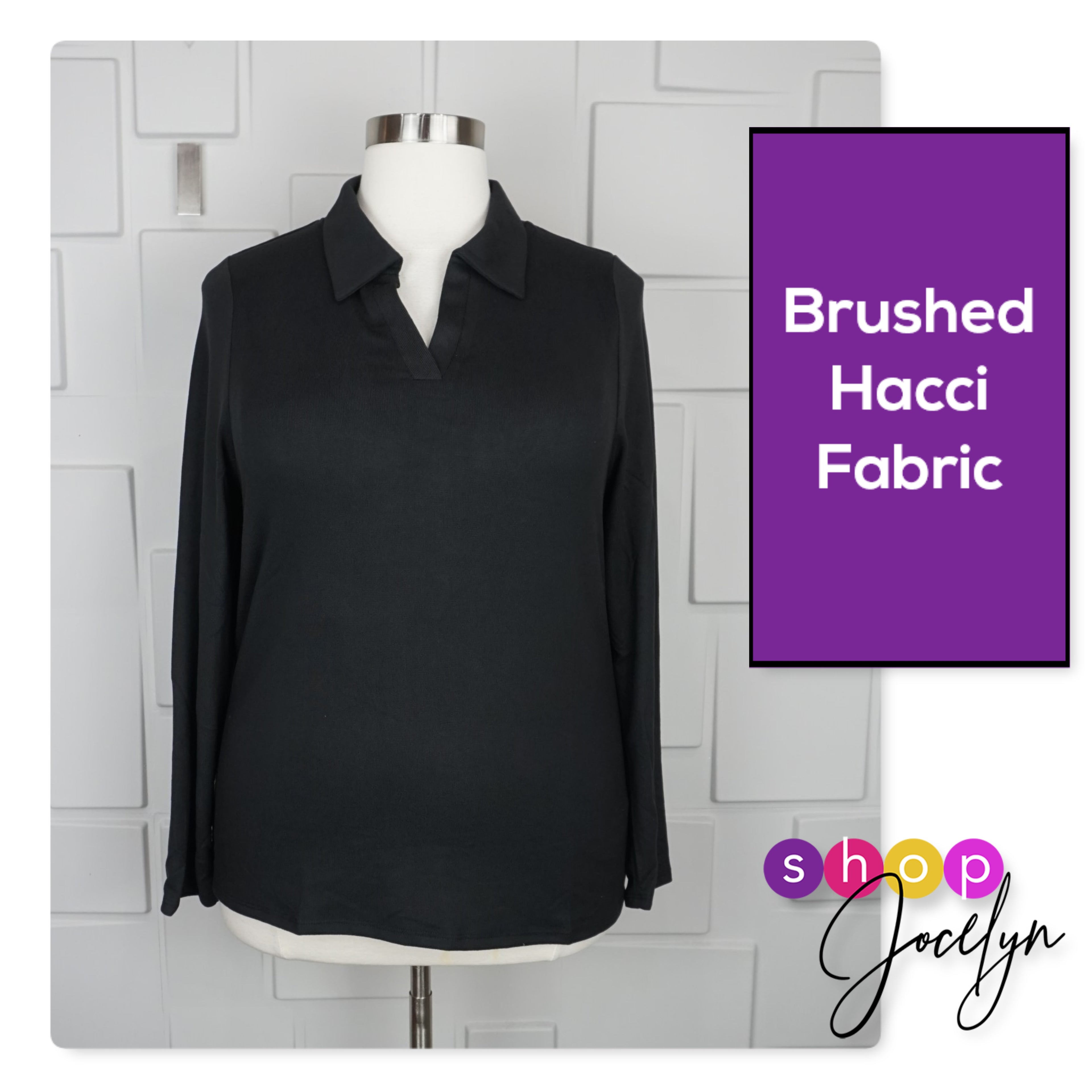 Courtney Long Sleeve Polo Top