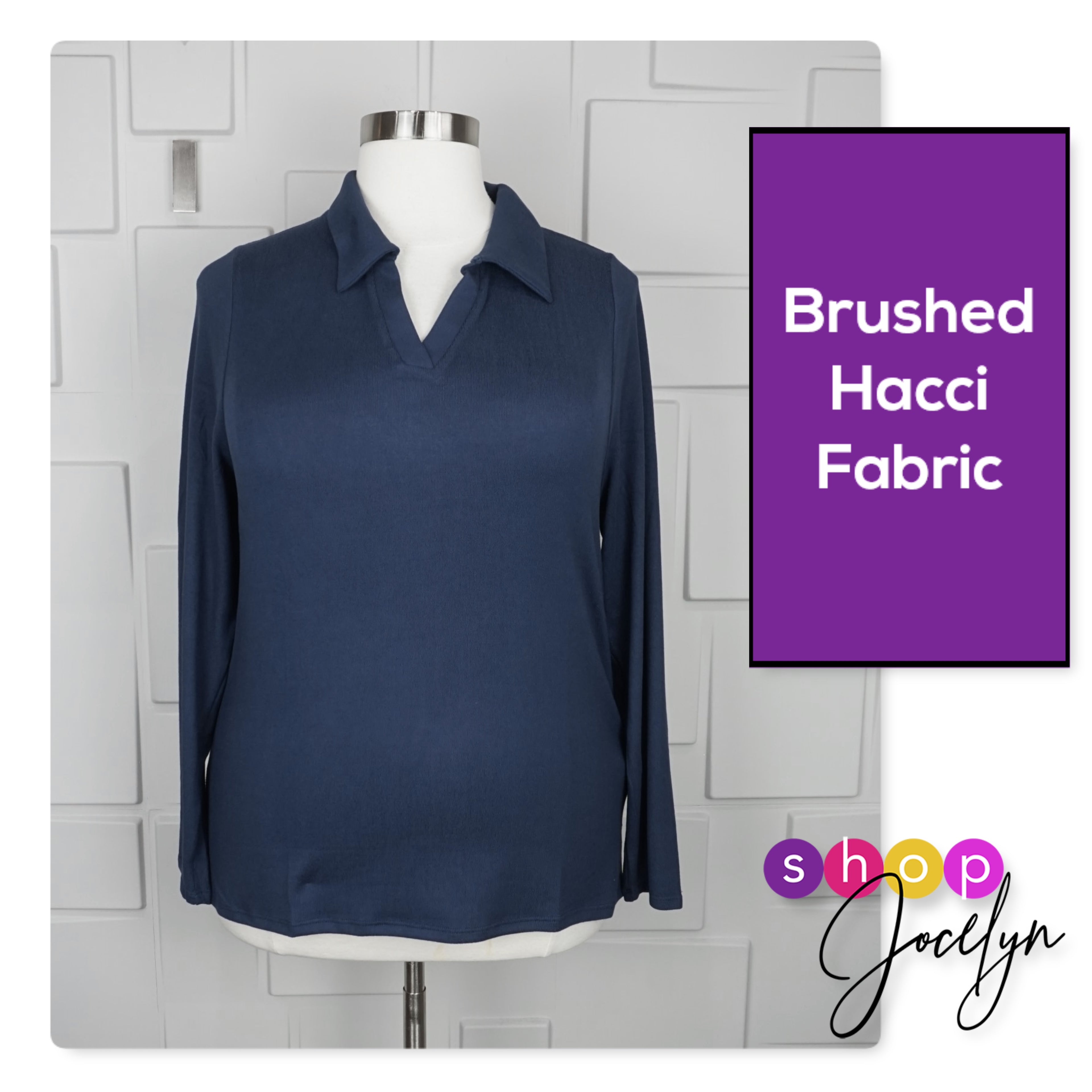 Courtney Long Sleeve Polo Top