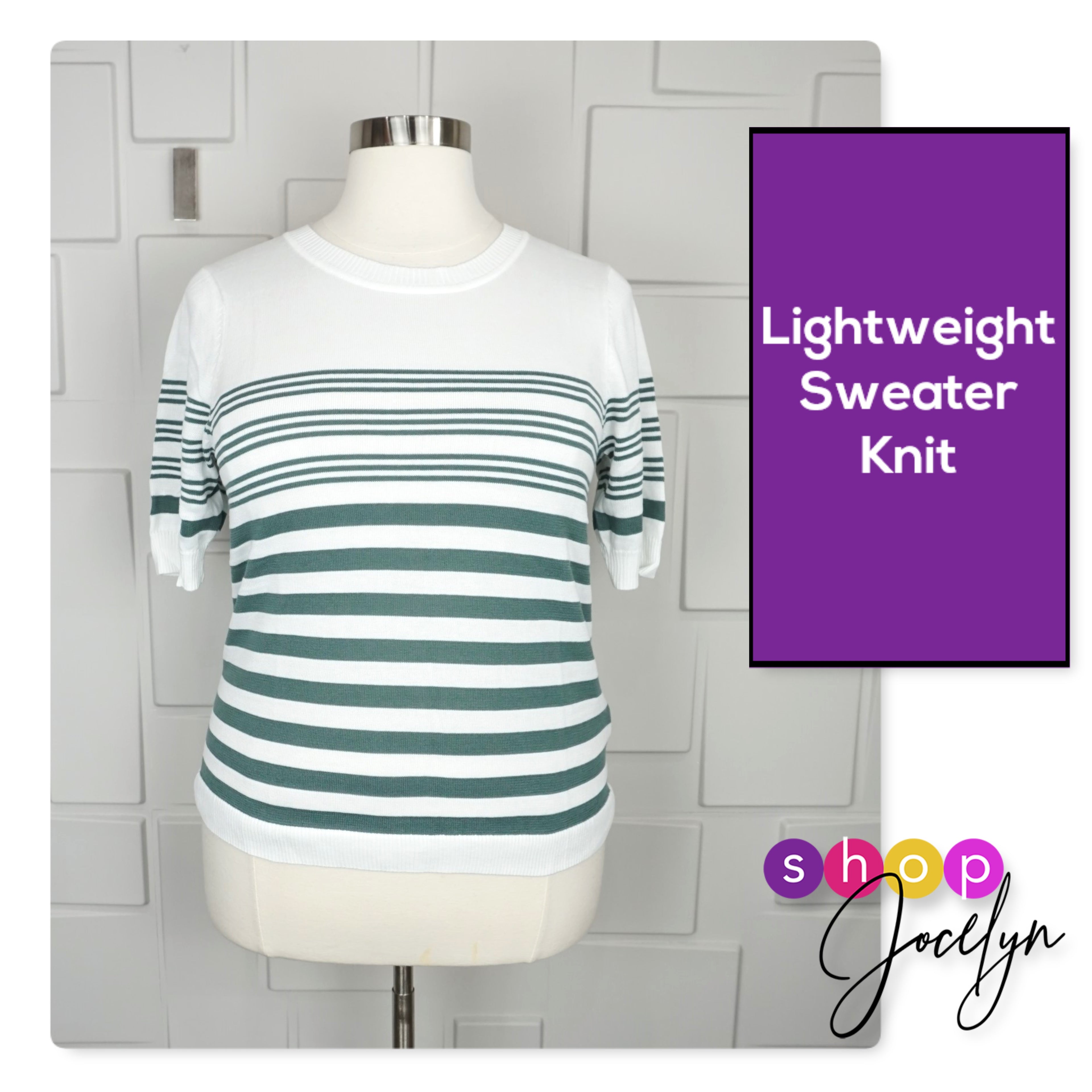Jacee Short Sleeve Sweater Top