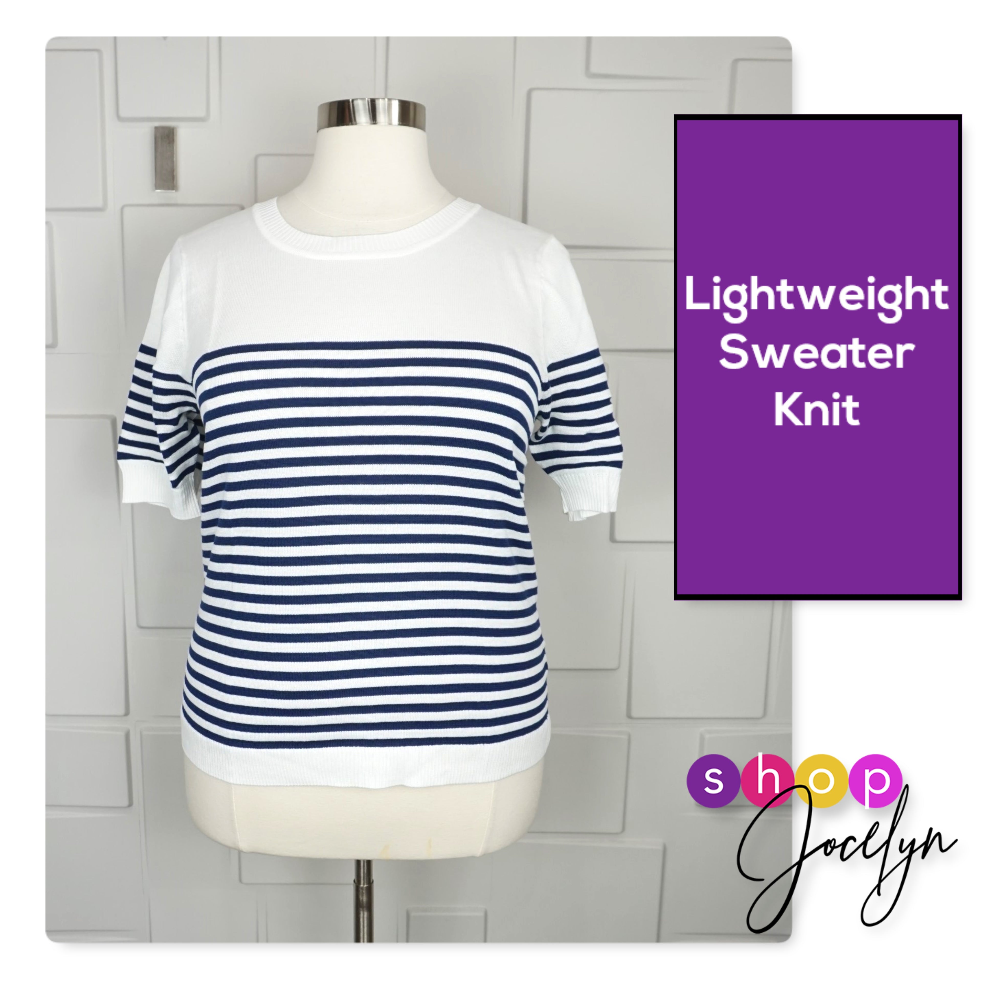 Jacee Short Sleeve Sweater Top