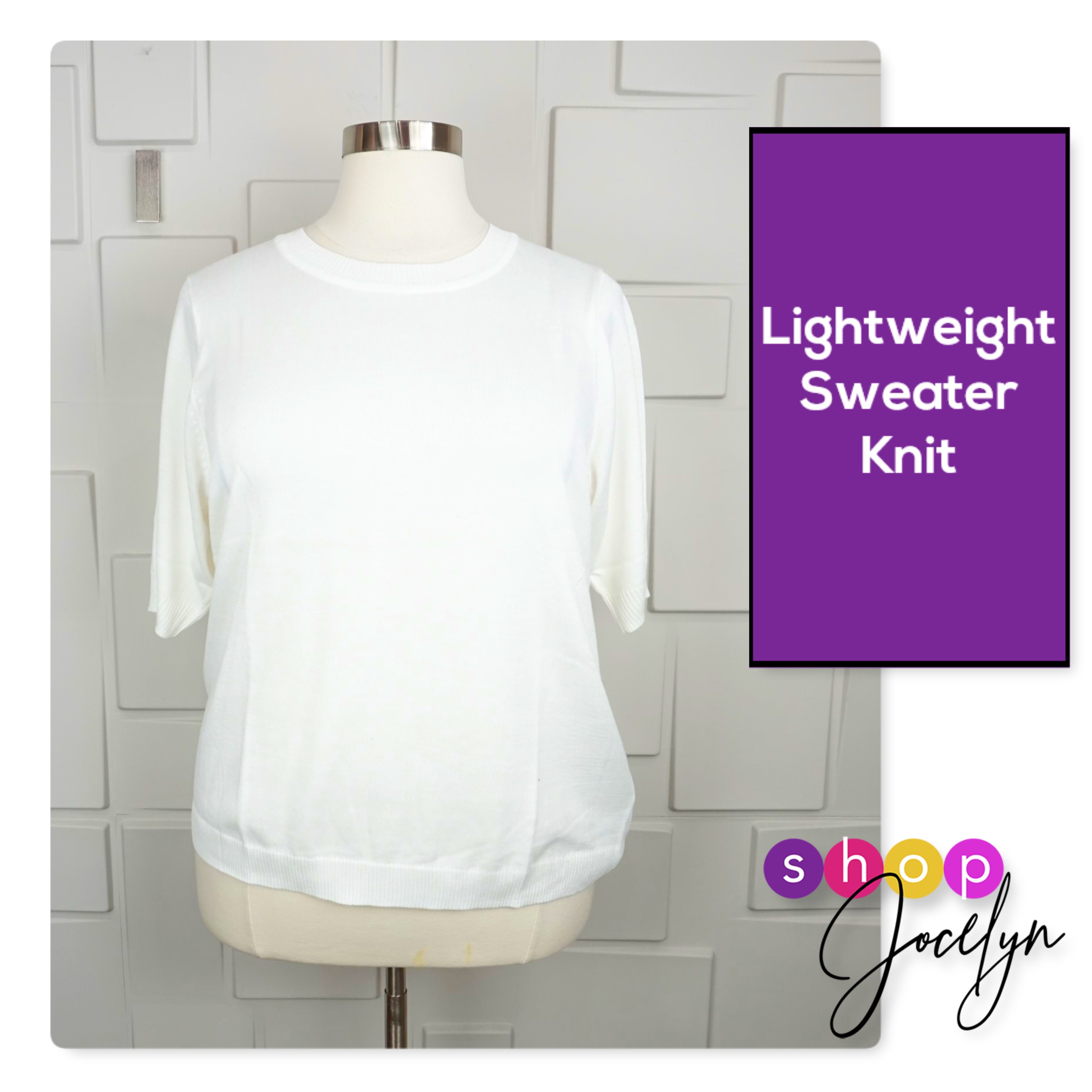 Jacee Short Sleeve Sweater Top