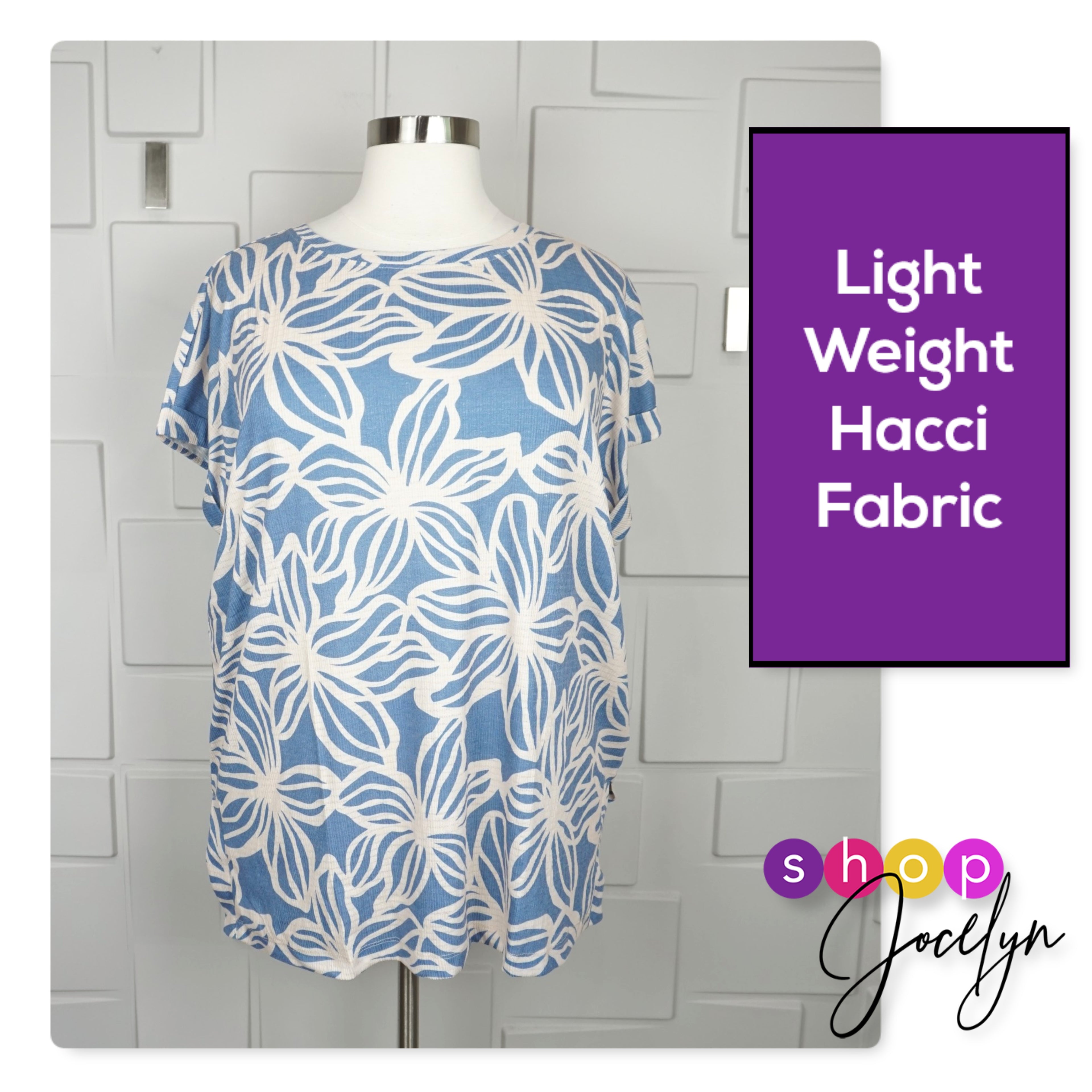 Leah Drop Shoulder Cuff Tunic