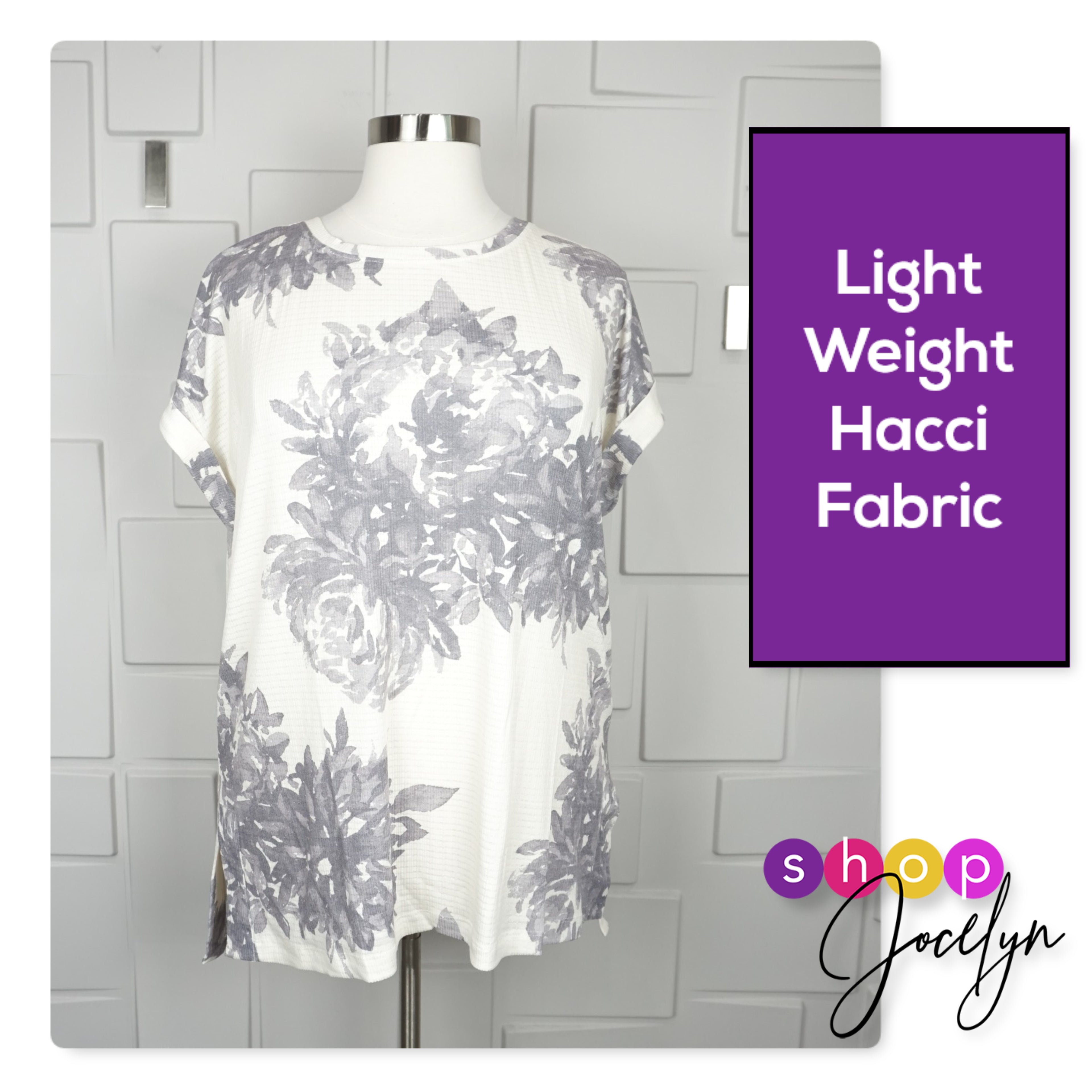 Leah Drop Shoulder Cuff Tunic