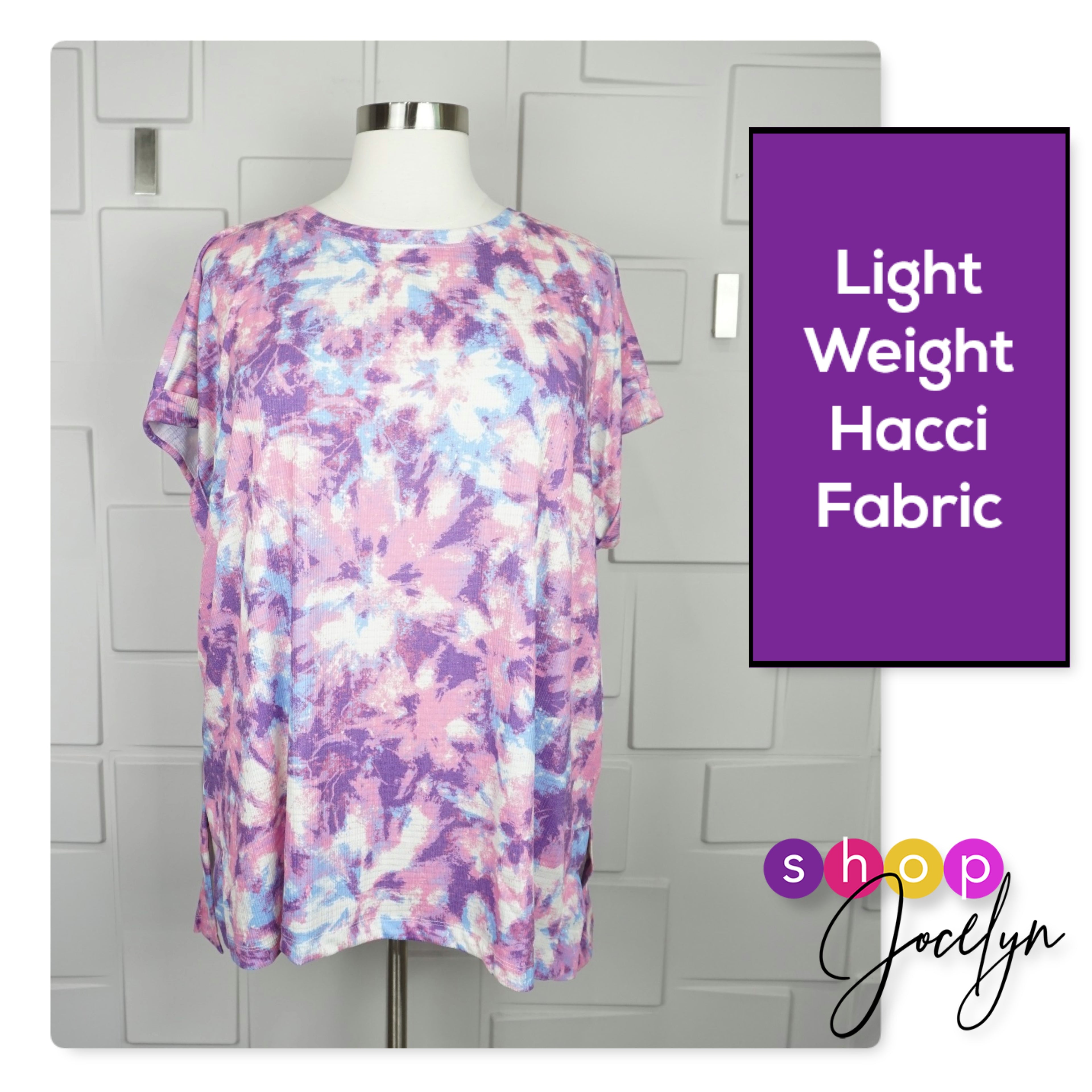 Leah Drop Shoulder Cuff Tunic