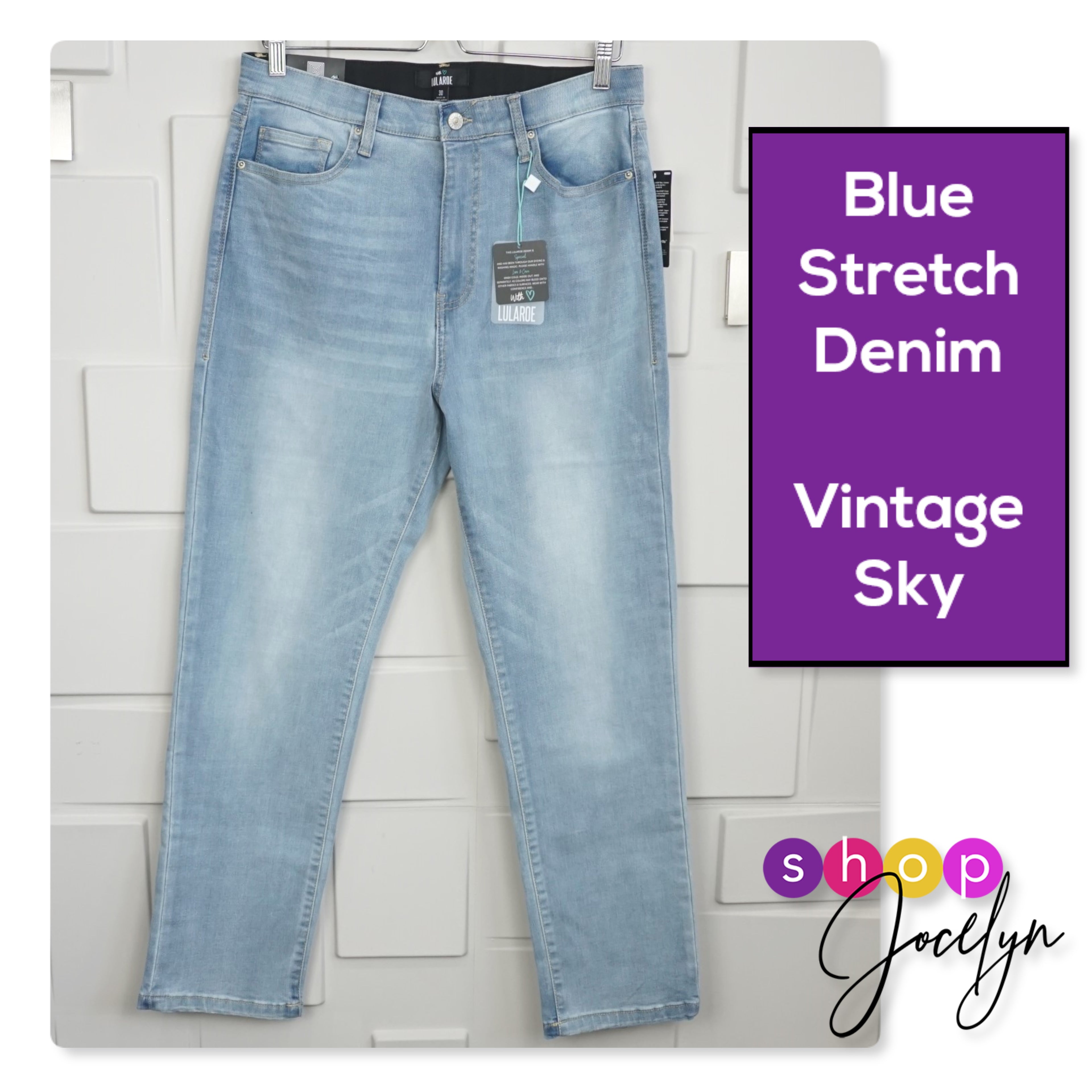 LLR Denim - High Rise Slim Straight
