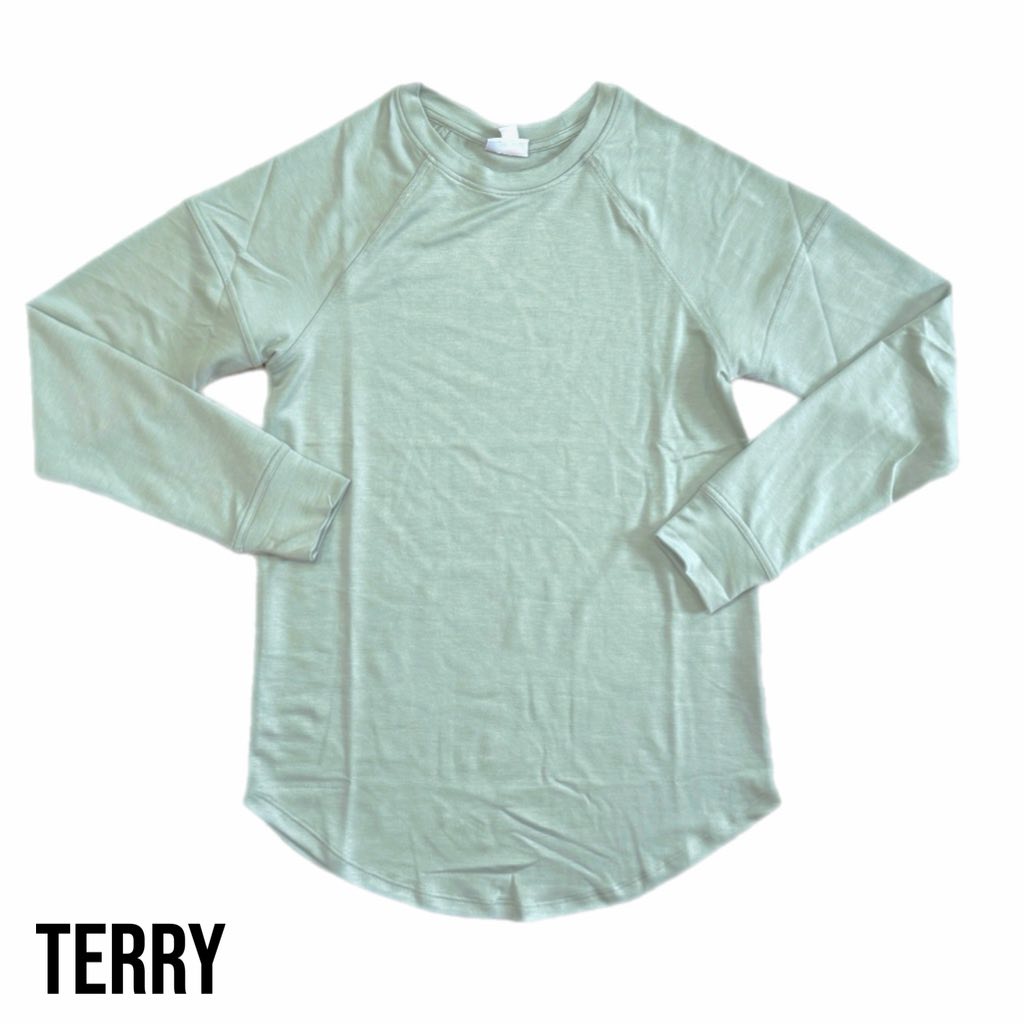Erin Unisex Raglan Sleeve Top