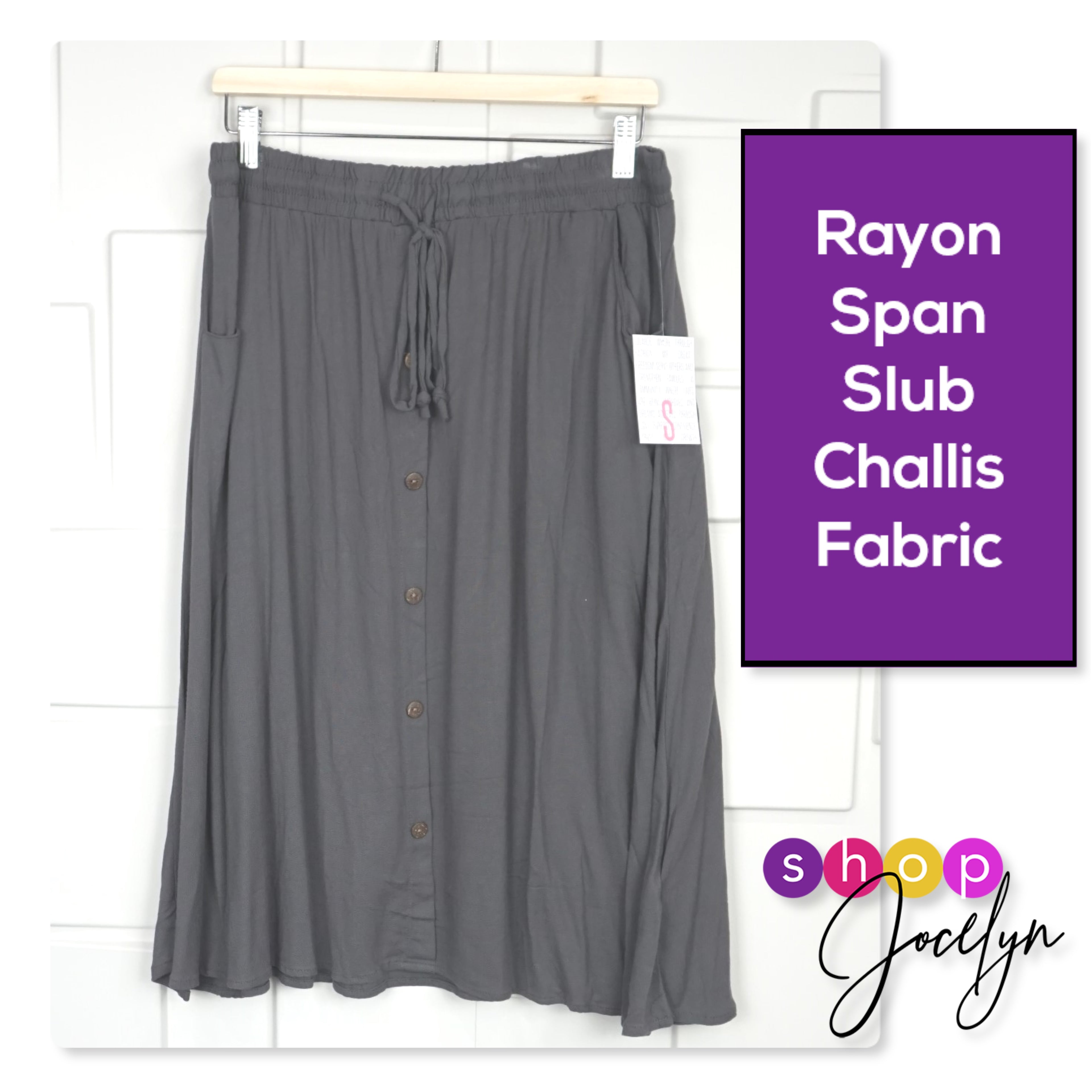 Marsha Button Up Midi Skirt