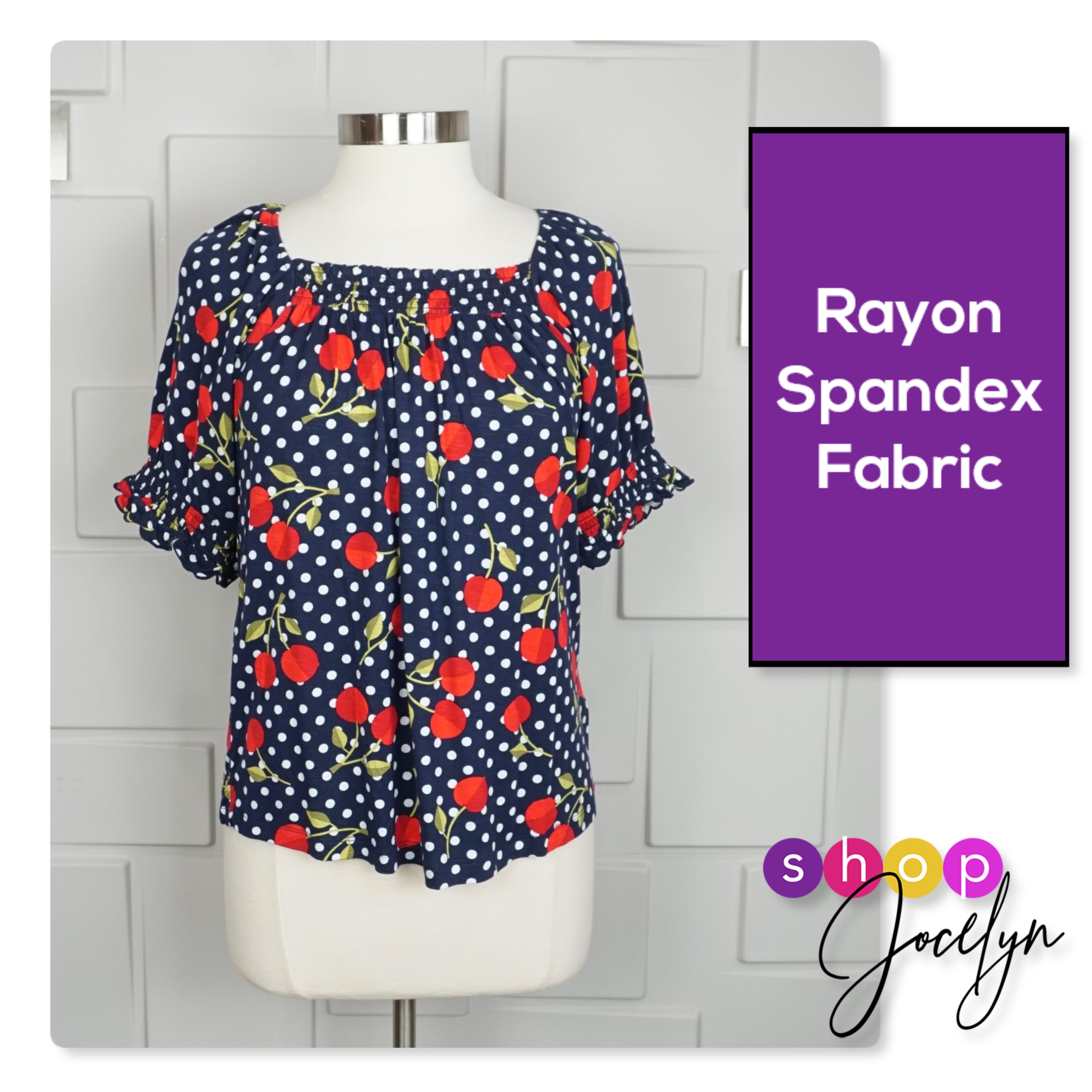 Lily Square Neck Peasant Top