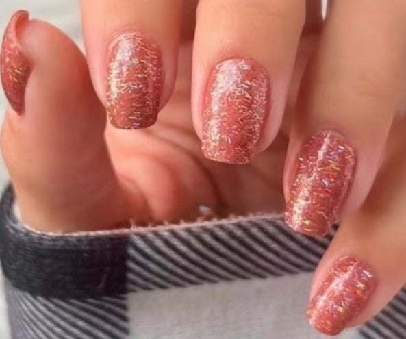 Nail Strips - Solid Sparkle Finish