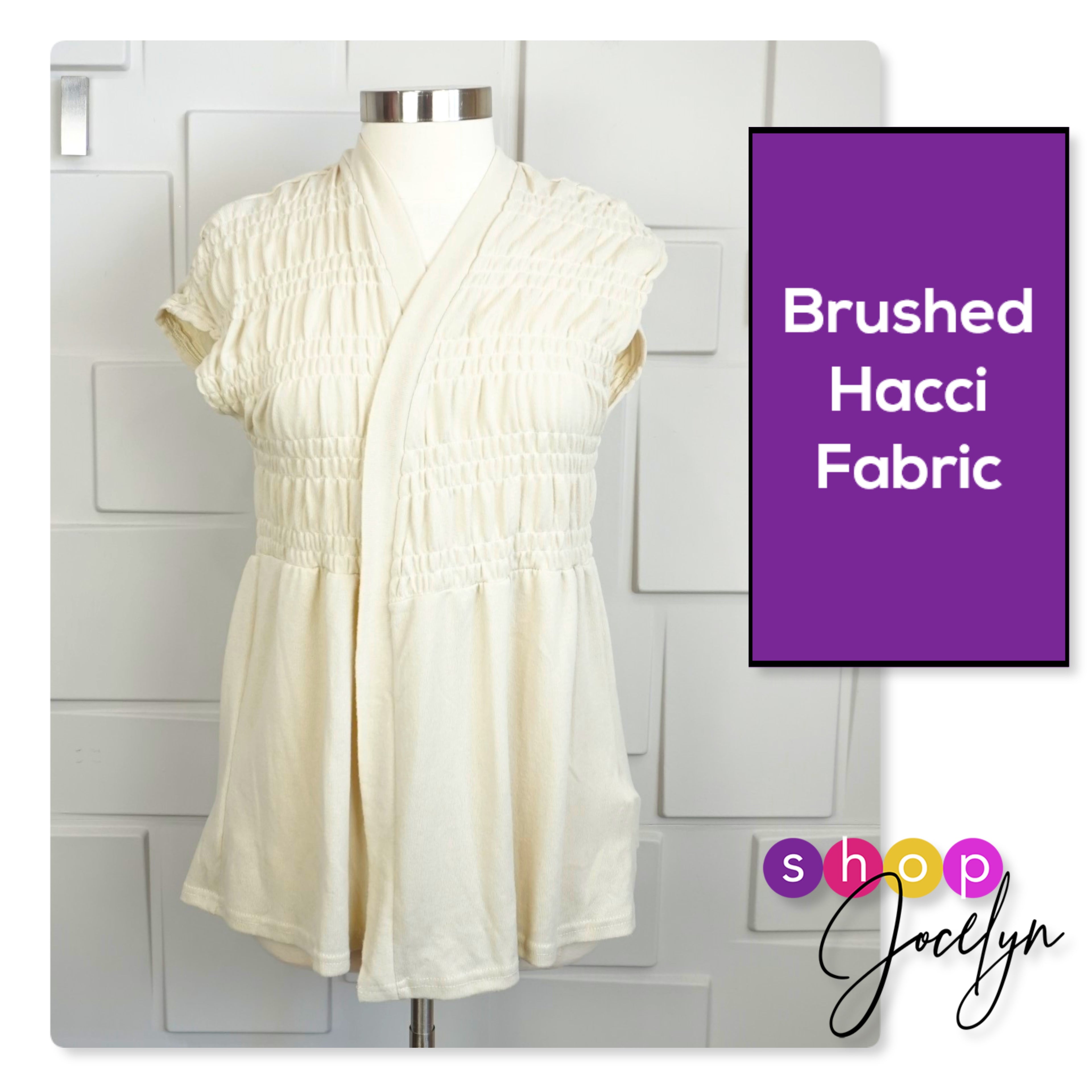 Kaylin Short Sleeved Smocked Cardigan