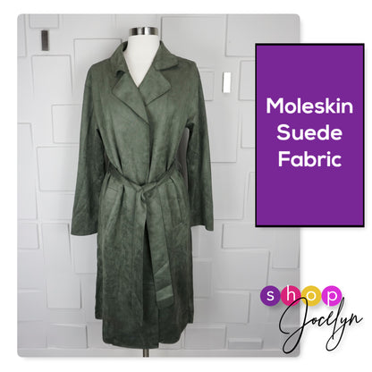 LUXE Liliane Moleskin Coat