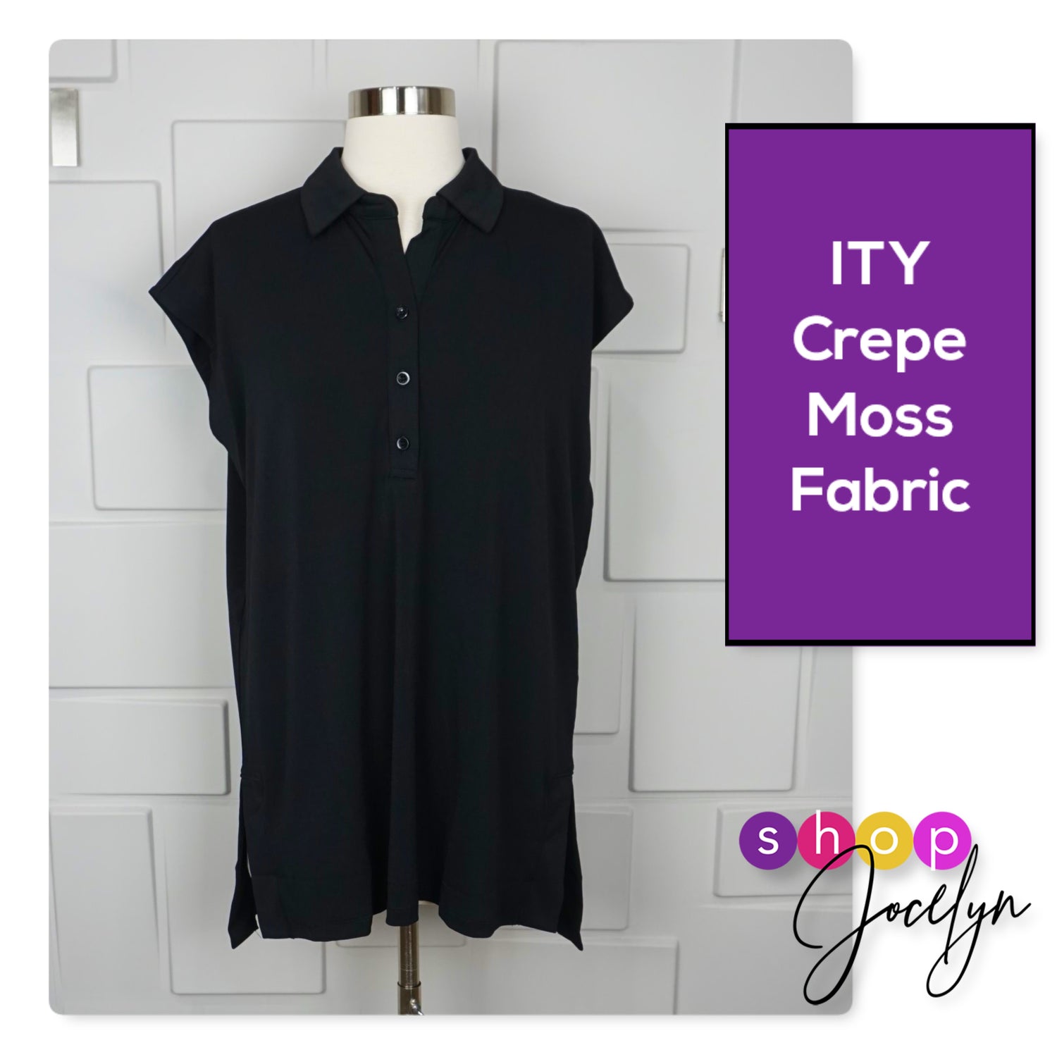 Cori Collared Tunic Top