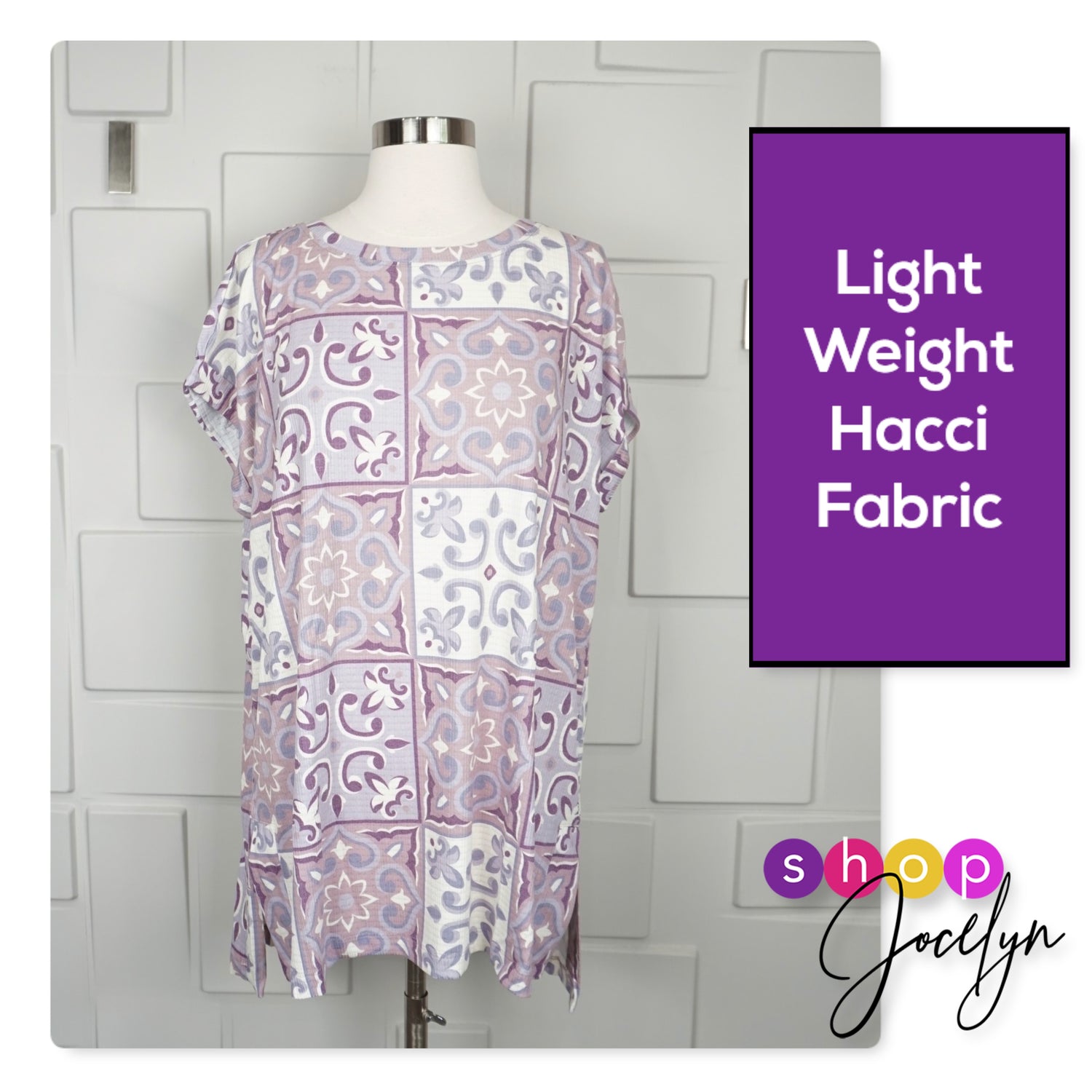 Leah Drop Shoulder Cuff Tunic