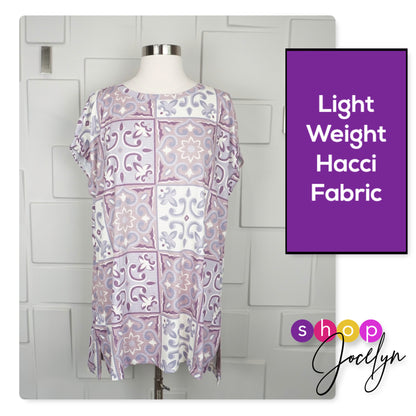 Leah Drop Shoulder Cuff Tunic