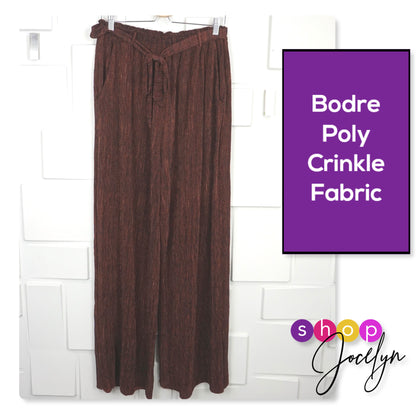 Dianne Paper Bag Wide Leg Pant