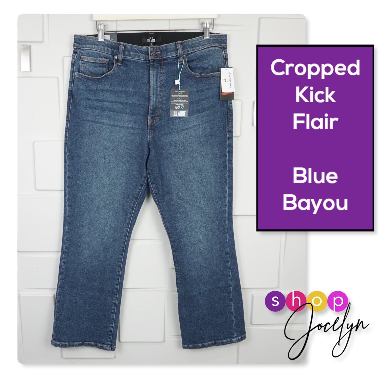 LLR Denim - Cropped Kick Flare