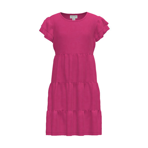 Molly Double Ruffle Sleeve Dress