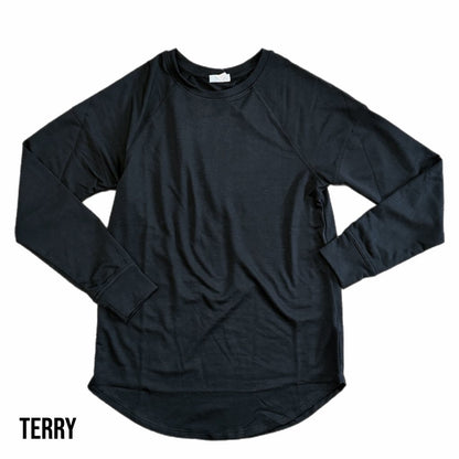 Erin Unisex Raglan Sleeve Top
