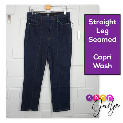 LLR Denim - Straight Leg Seamed